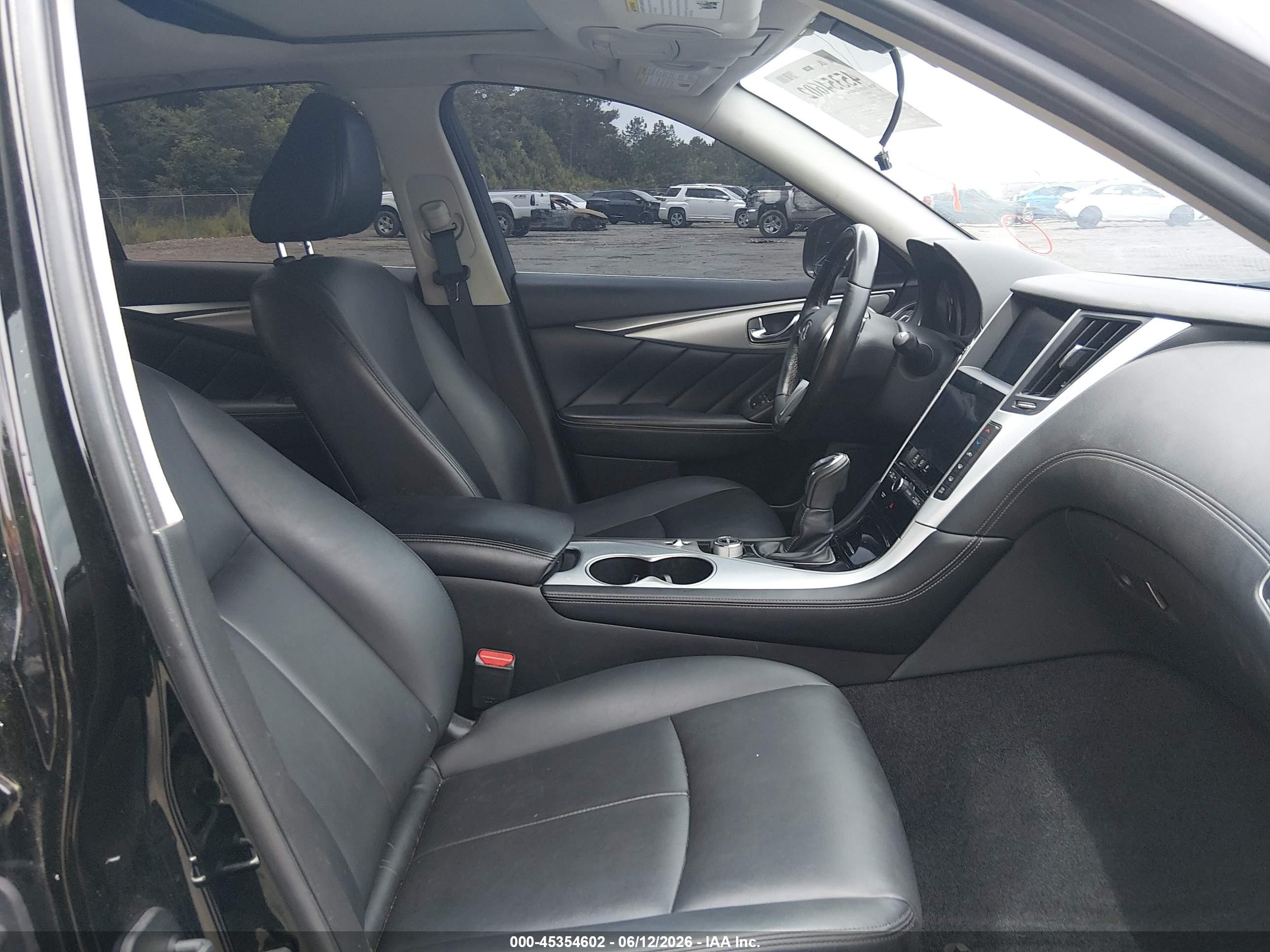 2020 Infiniti Q50 VIN JN1EV7AP0LM205782 IAAI salvage auction — Top/Roof, Salvage (Mississippi), sold $1,800 on 2026-09-09 (photo 5)