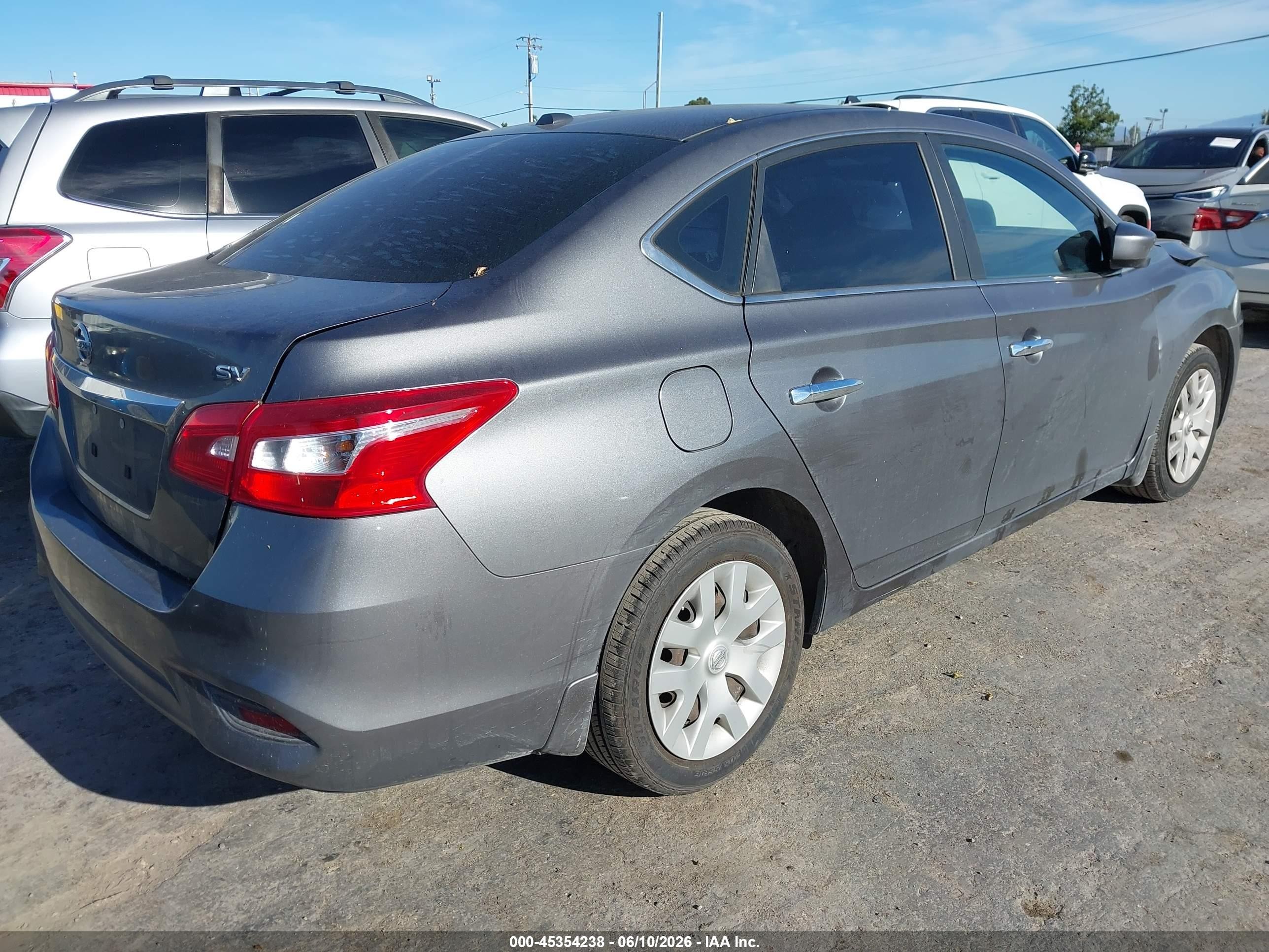 2016 Nissan Sentra VIN 3N1AB7AP4GL650677 IAAI salvage auction — Front End, Salvage (California), sold $1,325 on 2026-07-06 (photo 4)