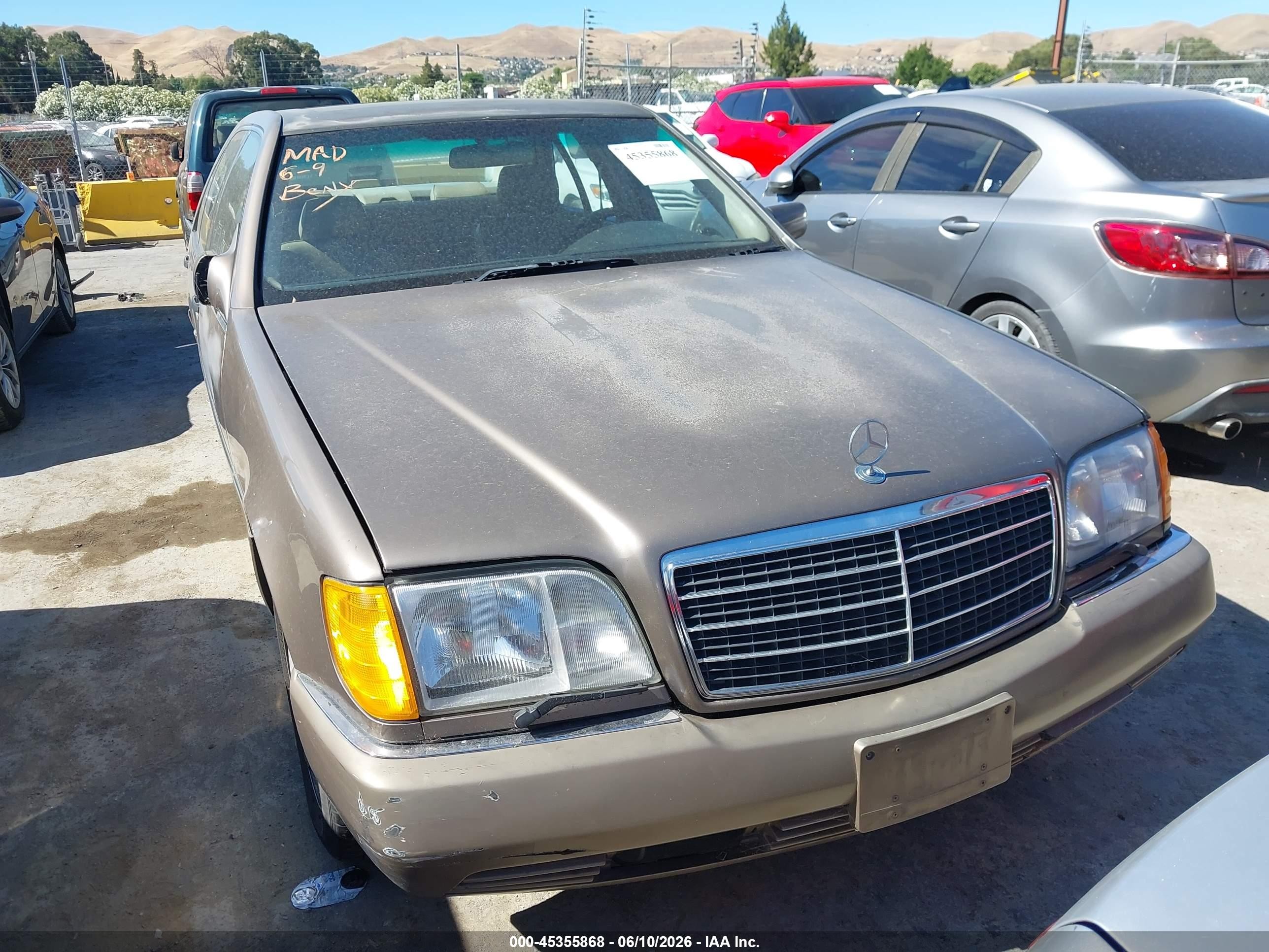 1992 Mercedes-Benz 300 VIN WDBGA32E9NA024366 IAAI salvage auction — Normal Wear, Clear - Dealer Only (California), sold $275 on 2026-07-02 (photo 6)