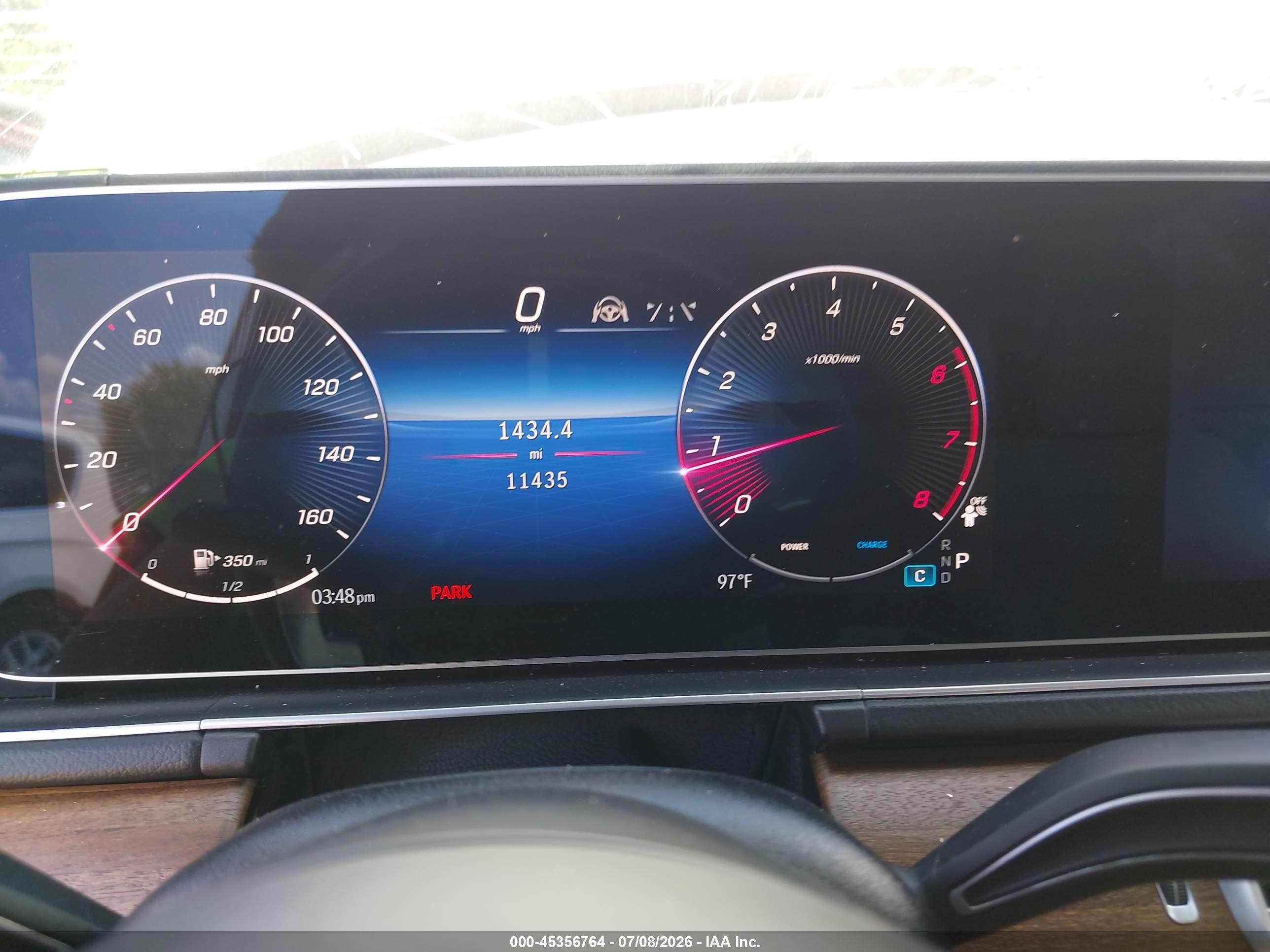 2025 Mercedes-benz Gls-klasse VIN 4JGFF5KE8SB339591 IAAI salvage auction — Hail, Salvage (Missouri), sold $42,000 on 2026-09-14 (photo 7)