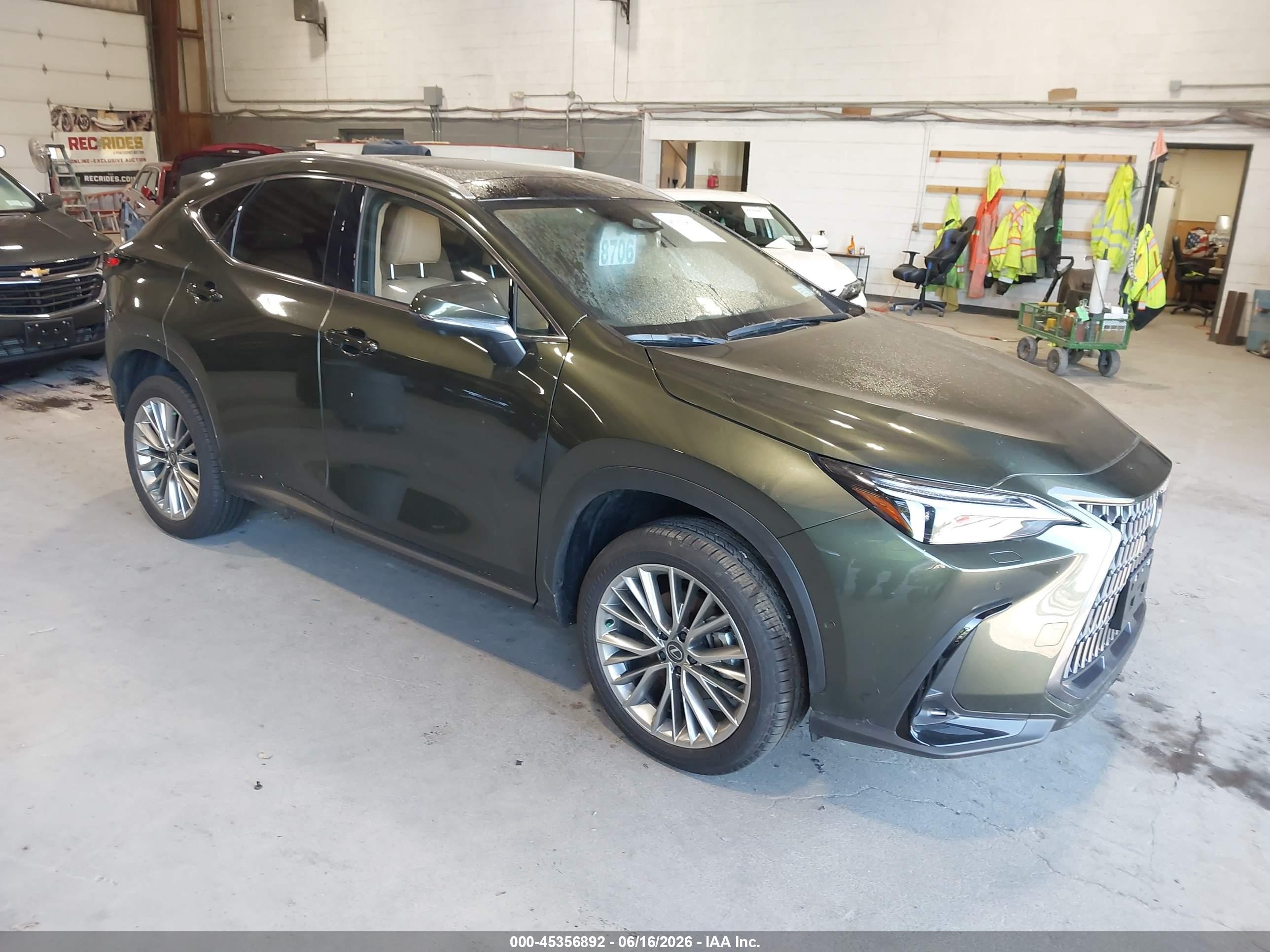 2026 Lexus NX 350h VIN JTJHKCEZ6T2072512 — IAAI salvage auction photo