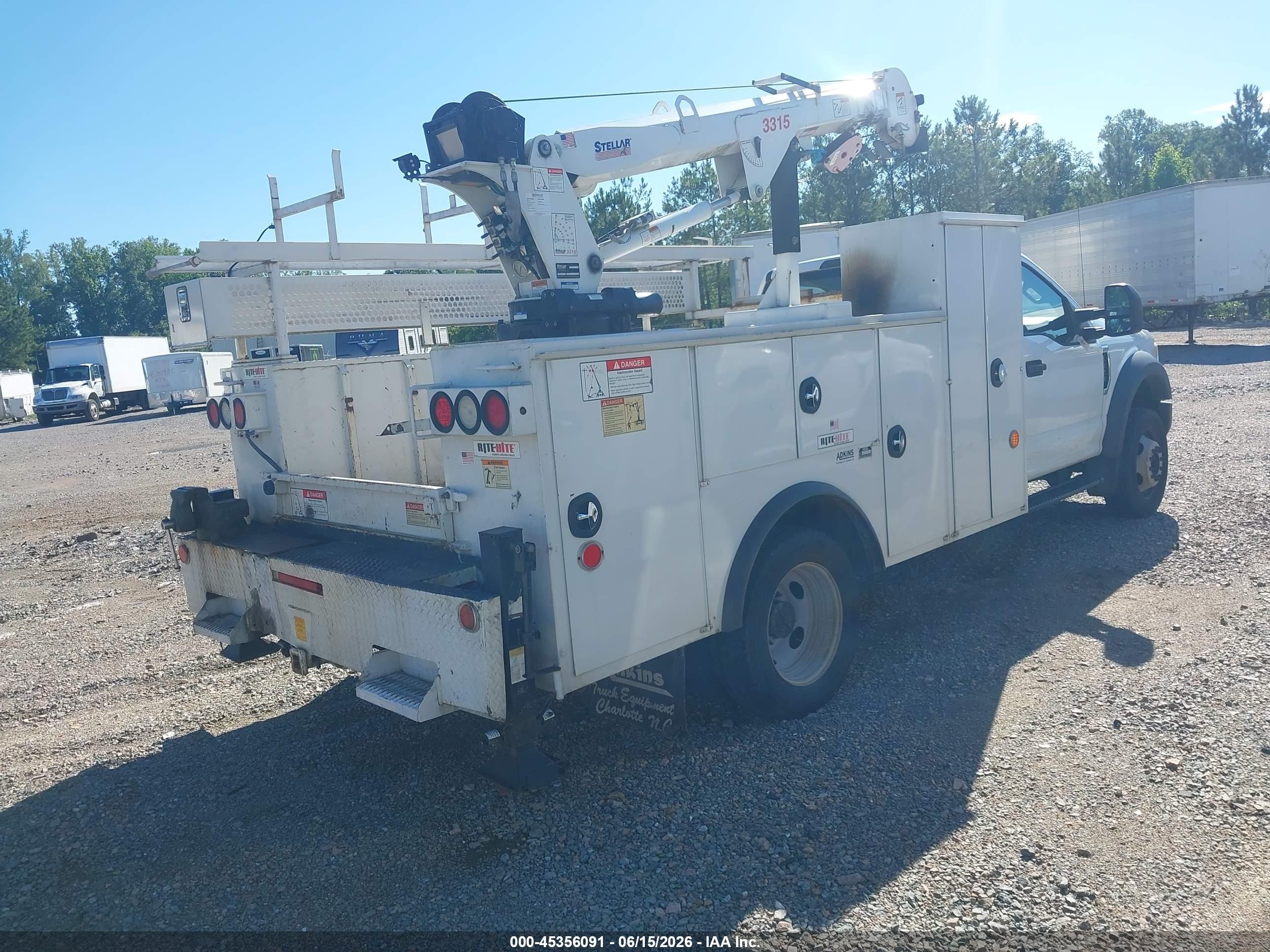 2019 Ford VIN 1FDUF5GY9KDA01454 IAAI salvage auction — Front End, Clear (North Carolina), sold $10,550 on 2026-07-08 (photo 4)