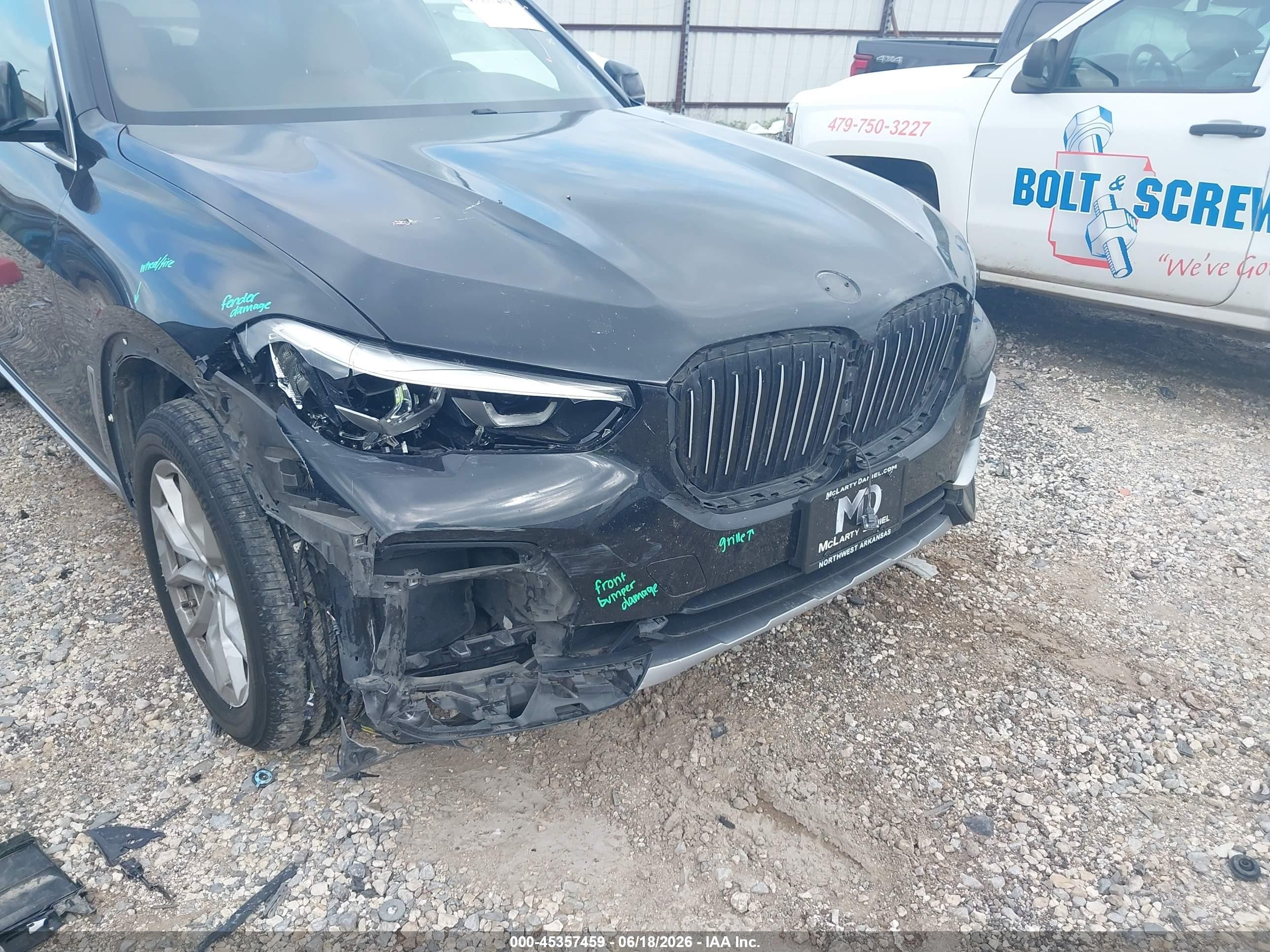 2019 BMW X5 VIN 5UXCR6C5XKLK87733 IAAI salvage auction — Front End, Clear (Arkansas), sold $15,000 on 2026-09-12 (photo 6)