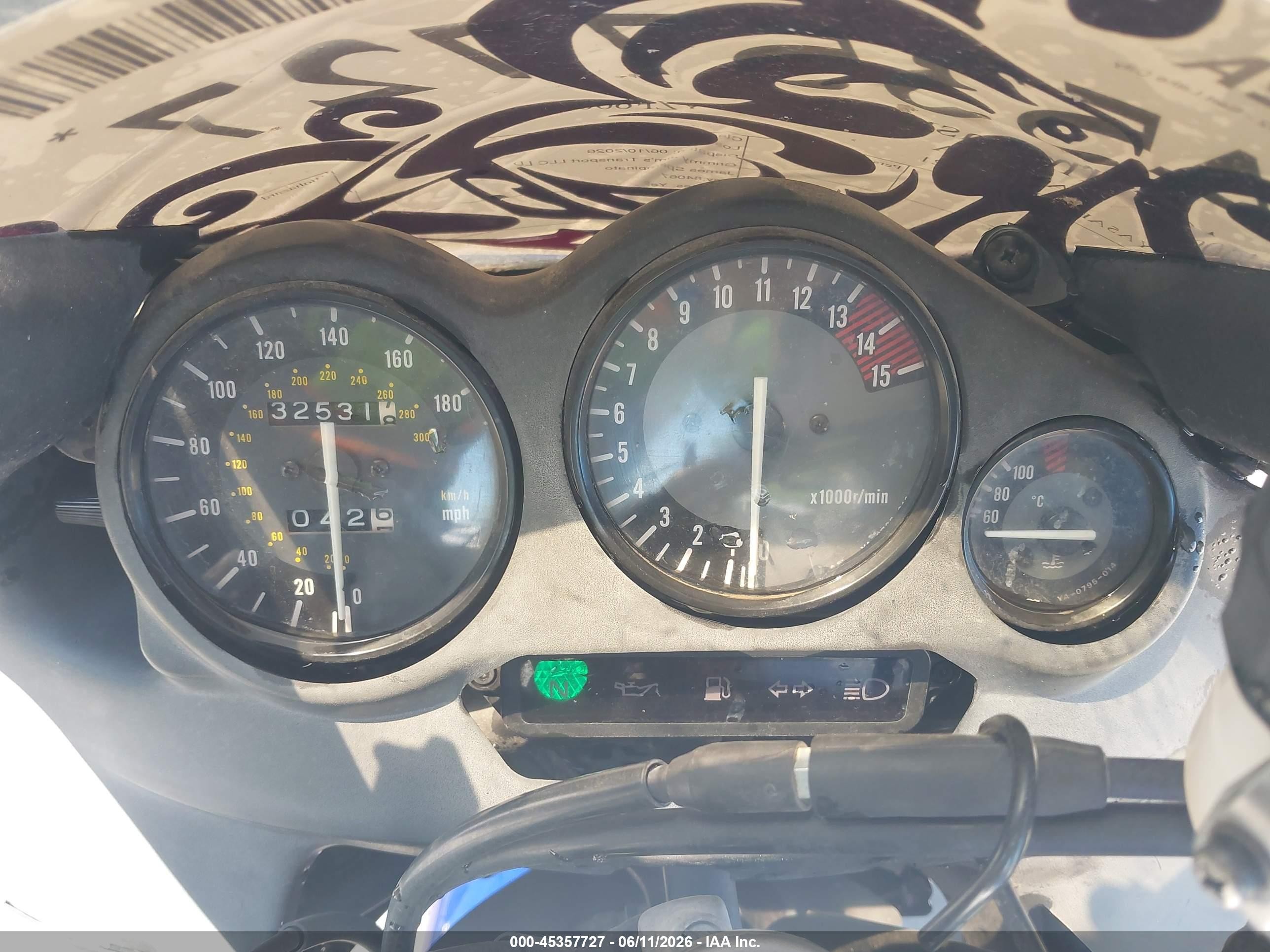 2000 Yamaha YZF600 VIN JYA5AHE09YA021621 IAAI salvage auction — Side, Salvage (Idaho), sold $300 on 2026-07-09 (photo 7)