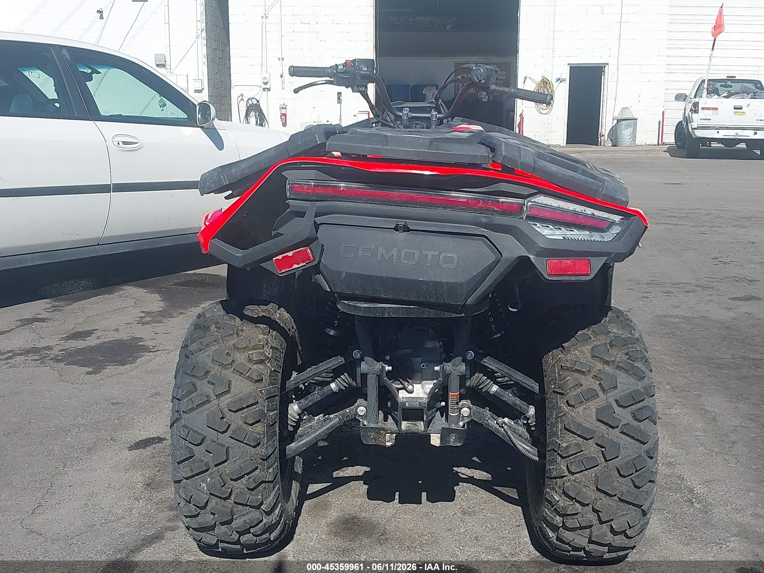 2025 Cf Moto Zforce VIN LCEFDTZ79S6000773 IAAI salvage auction — Side, Salvage (Idaho), sold $2,000 on 2026-07-09 (photo 6)