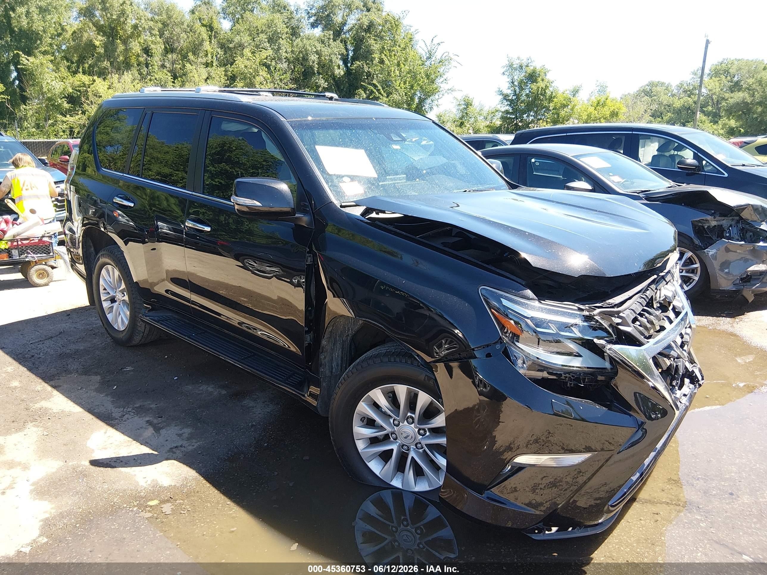 2023 Lexus VIN JTJAM7BX0P5365137 IAAI salvage auction — Front End, Salvage (Kansas), sold $17,550 on 2026-08-19 (photo 1)