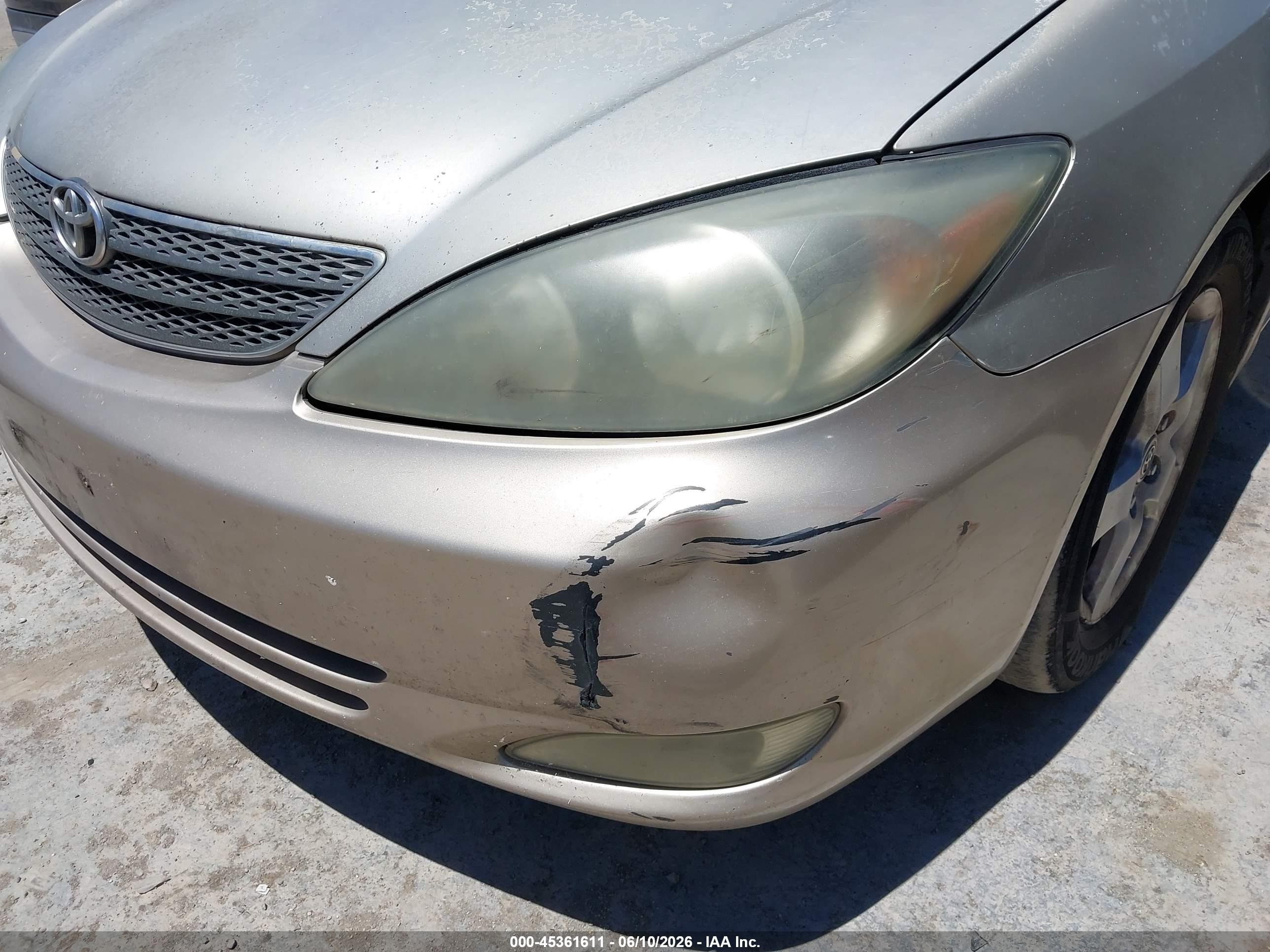 2002 Toyota Camry VIN 4T1BF30K72U506829 IAAI salvage auction — Normal Wear, App For Dup Clear (California), sold $375 on 2026-07-02 (photo 6)