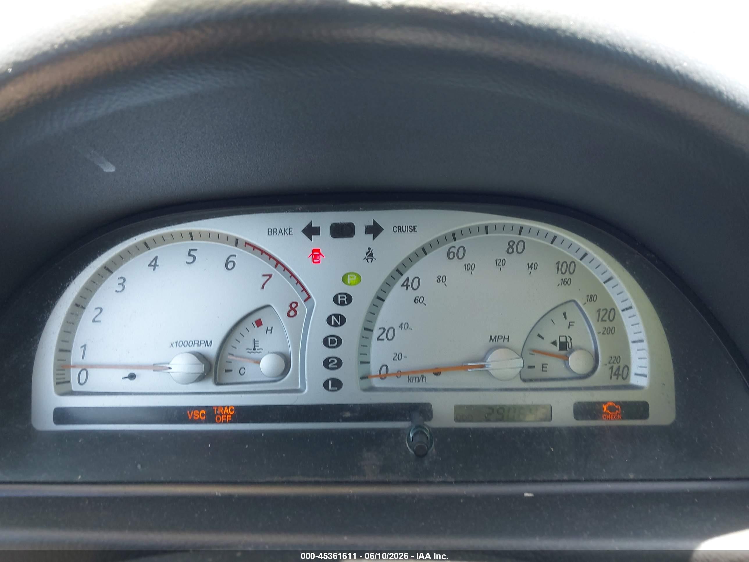 2002 Toyota Camry VIN 4T1BF30K72U506829 IAAI salvage auction — Normal Wear, App For Dup Clear (California), sold $375 on 2026-07-02 (photo 7)