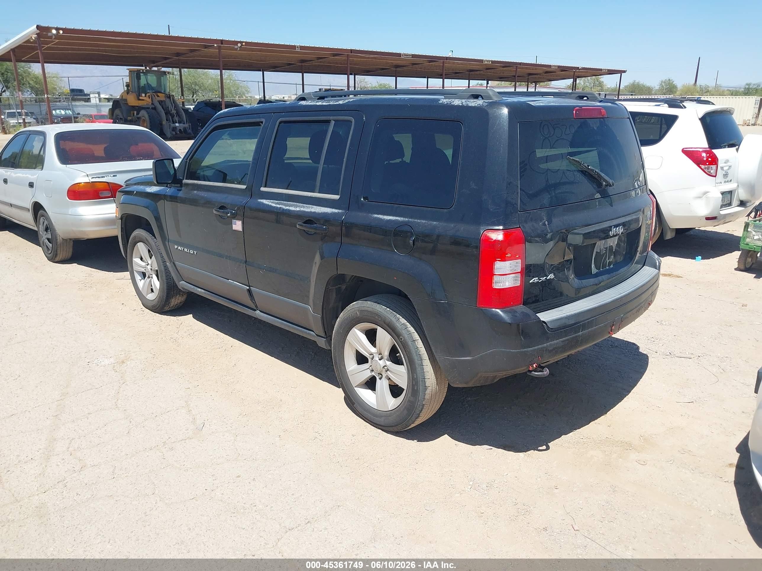 2014 Jeep Patriot VIN 1C4NJRBB6ED879154 IAAI salvage auction — Normal Wear, Clear-Dealer Only (Arizona), sold $275 on 2026-07-09 (photo 3)
