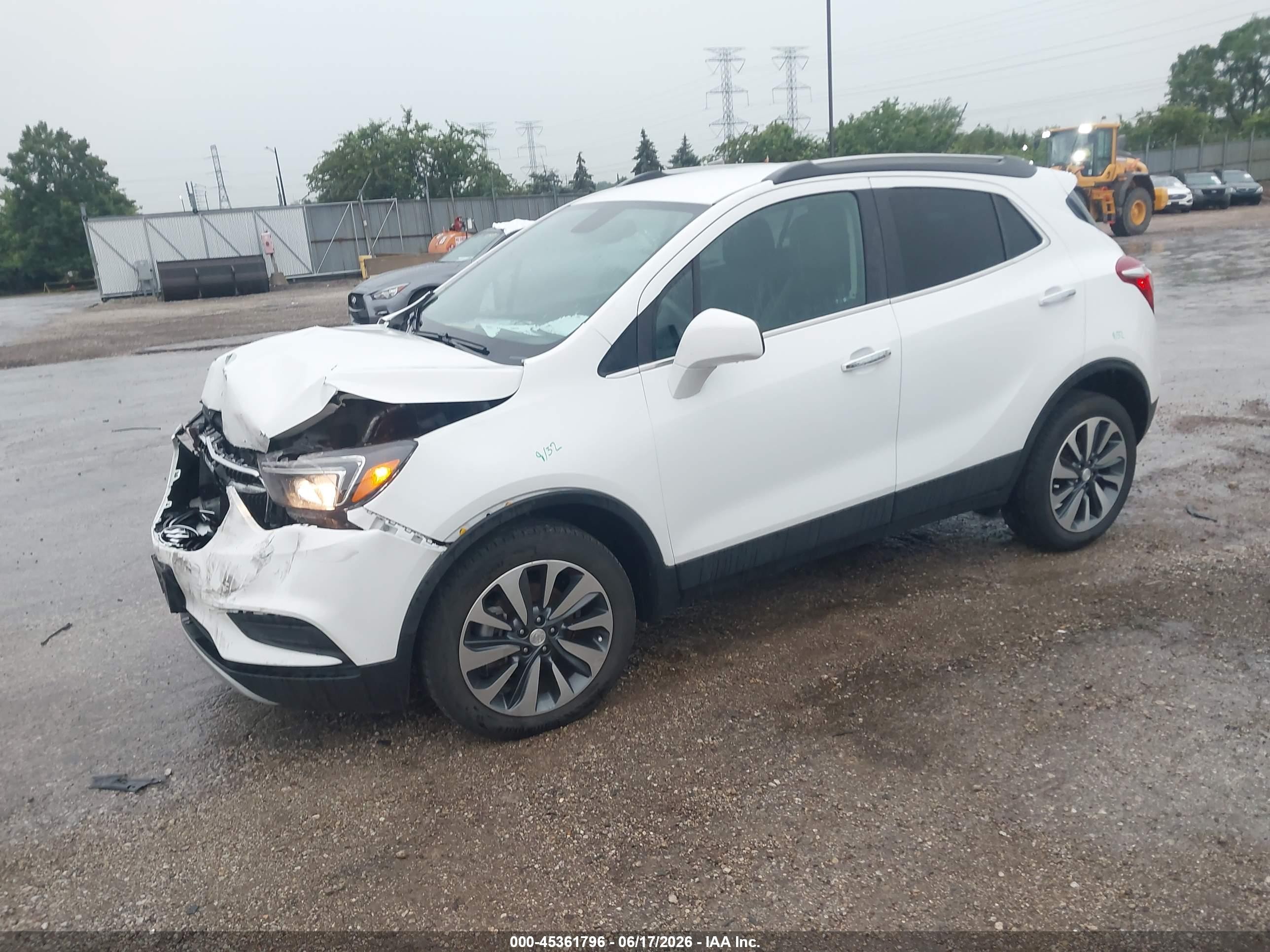 2022 Buick Encore VIN KL4CJESM4NB527701 IAAI salvage auction — Front End, Salvage (Illinois), sold $3,400 on 2026-09-25 (photo 2)