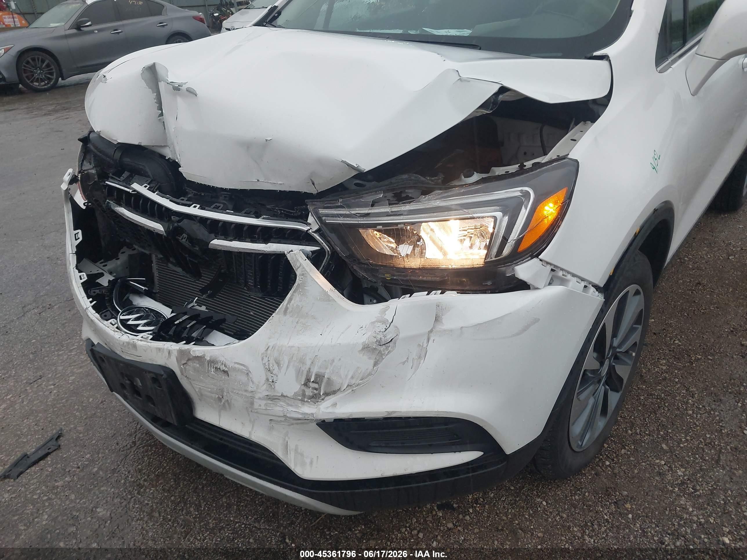 2022 Buick Encore VIN KL4CJESM4NB527701 IAAI salvage auction — Front End, Salvage (Illinois), sold $3,400 on 2026-09-25 (photo 6)