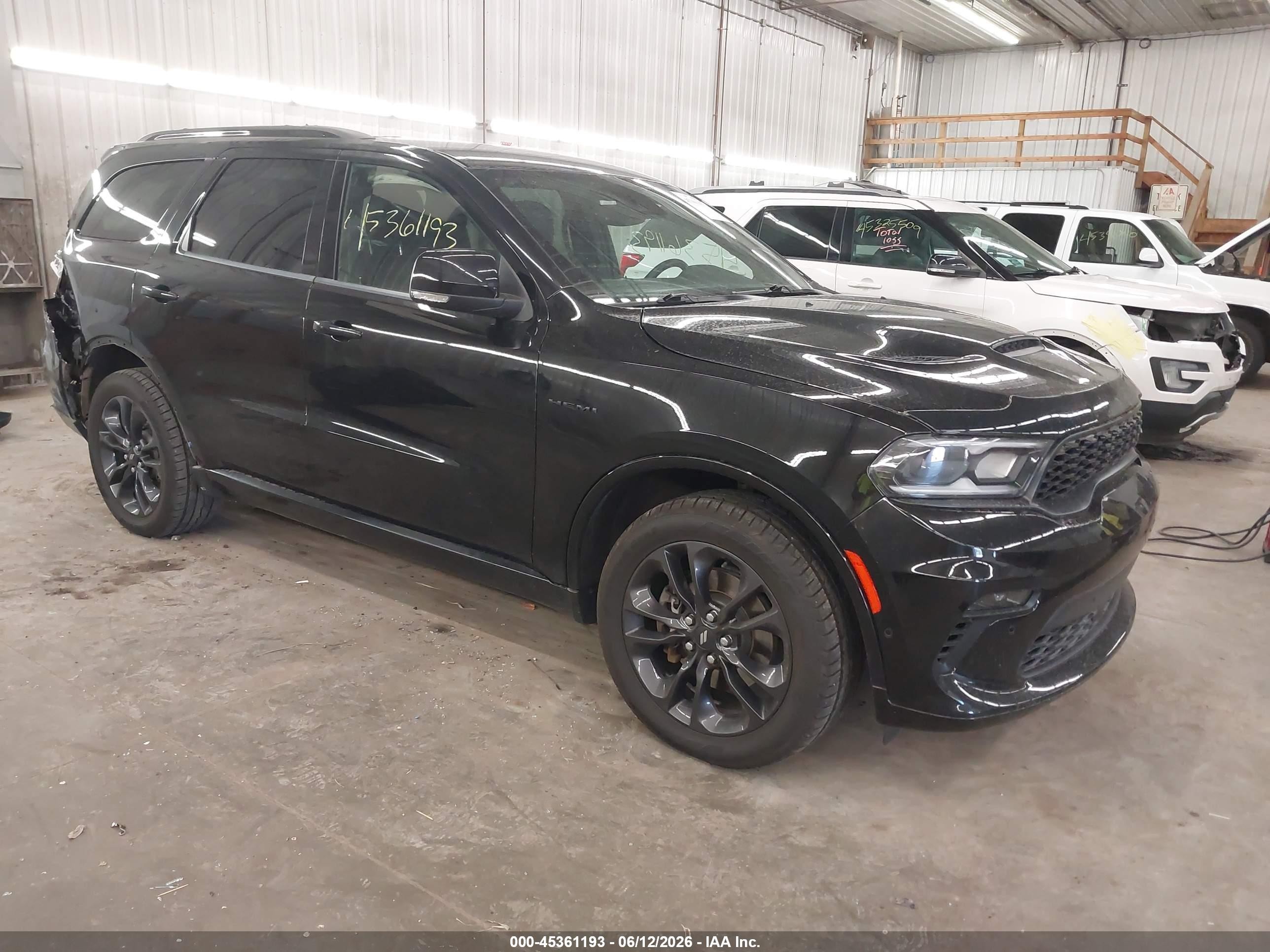 2021 Dodge Durango VIN 1C4SDJCT5MC875216 — IAAI salvage auction photo