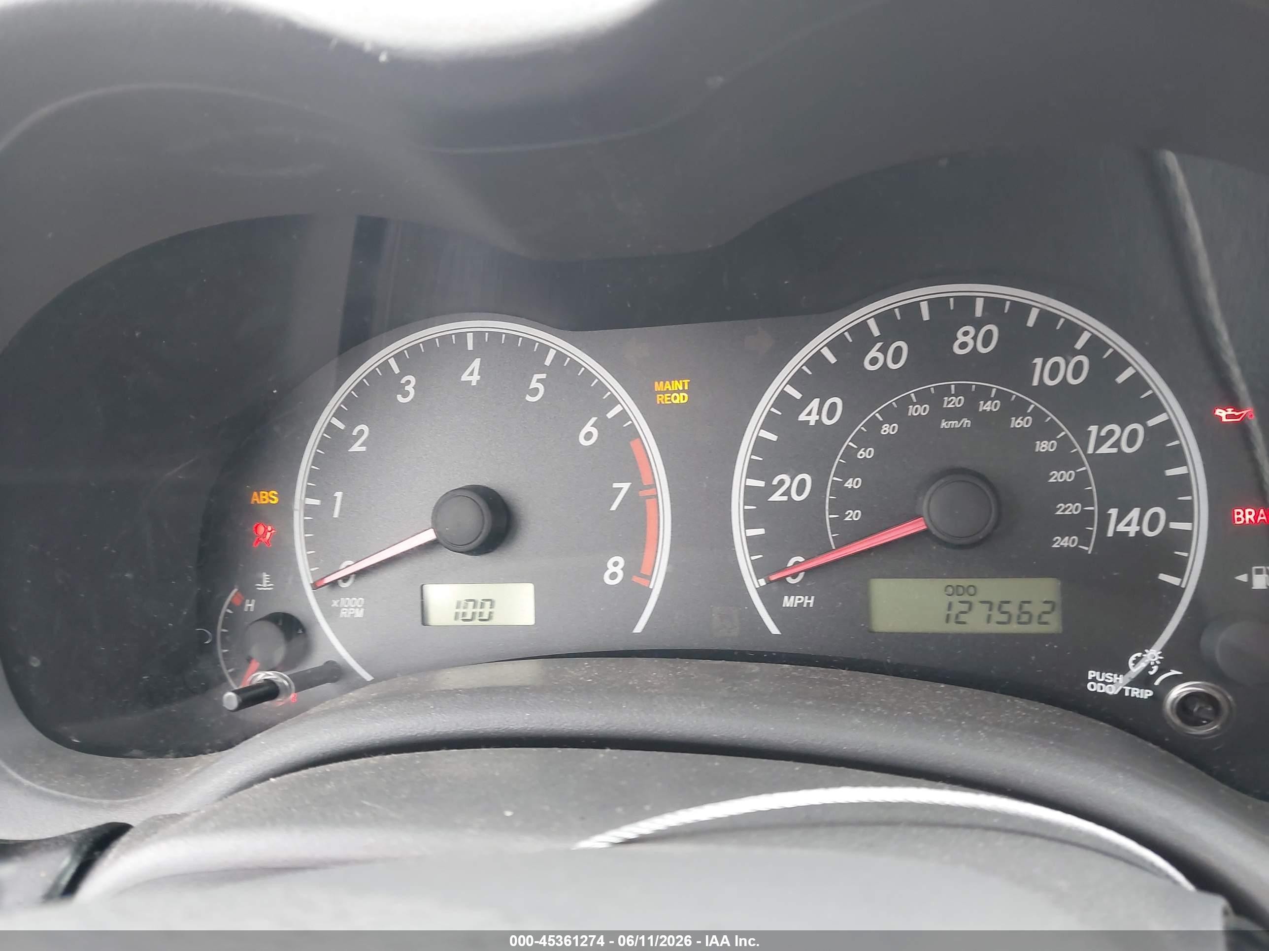 2010 Toyota Corolla VIN 1NXBU4EEXAZ216081 IAAI salvage auction — Normal Wear, Clear - Dealer Only (California), sold $875 on 2026-07-09 (photo 7)