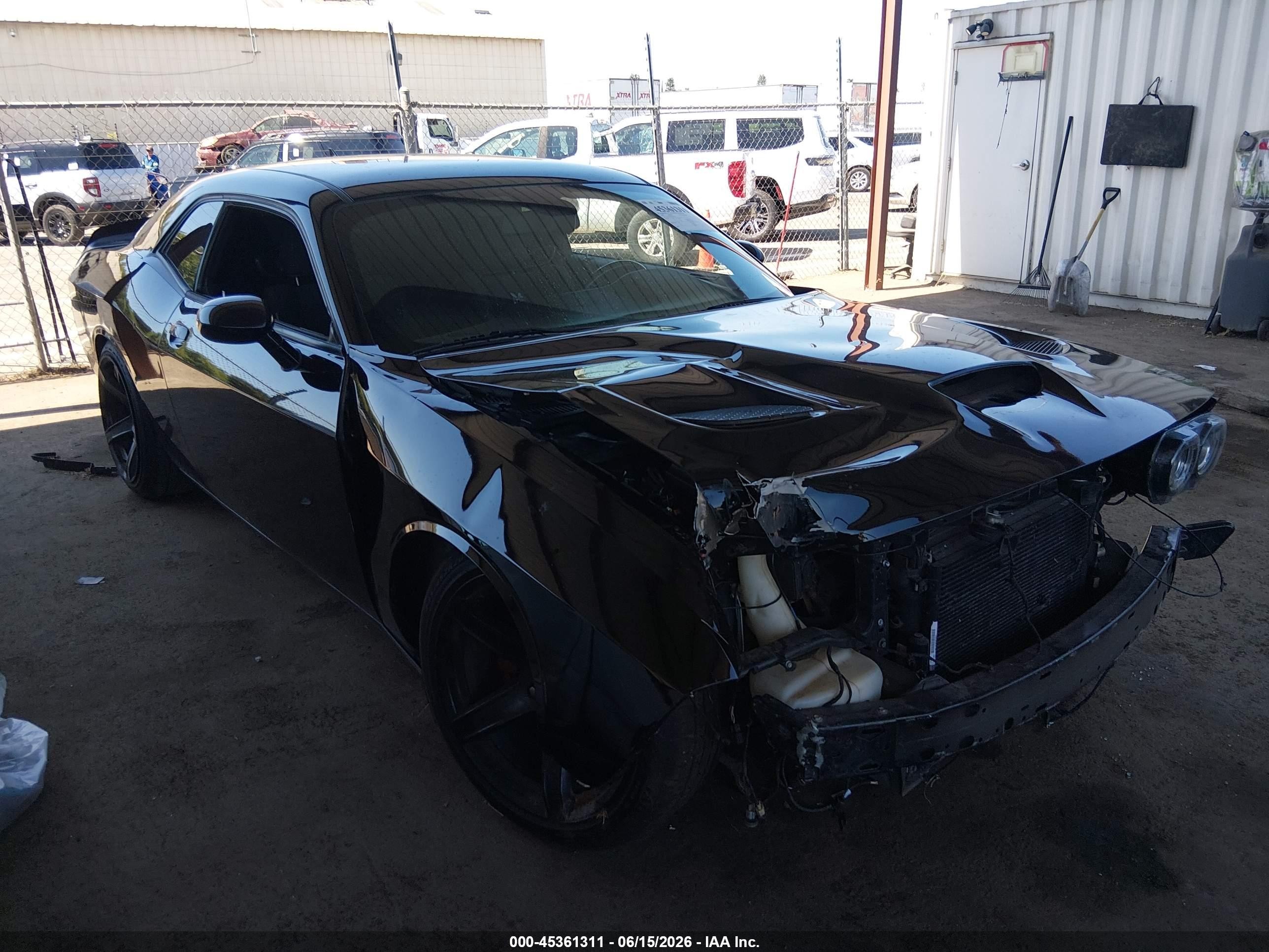 2018 Dodge Challenger VIN 2C3CDZBT4JH229375 IAAI salvage auction — Front End, Salvage (California), sold $4,100 on 2026-07-10 (photo 1)