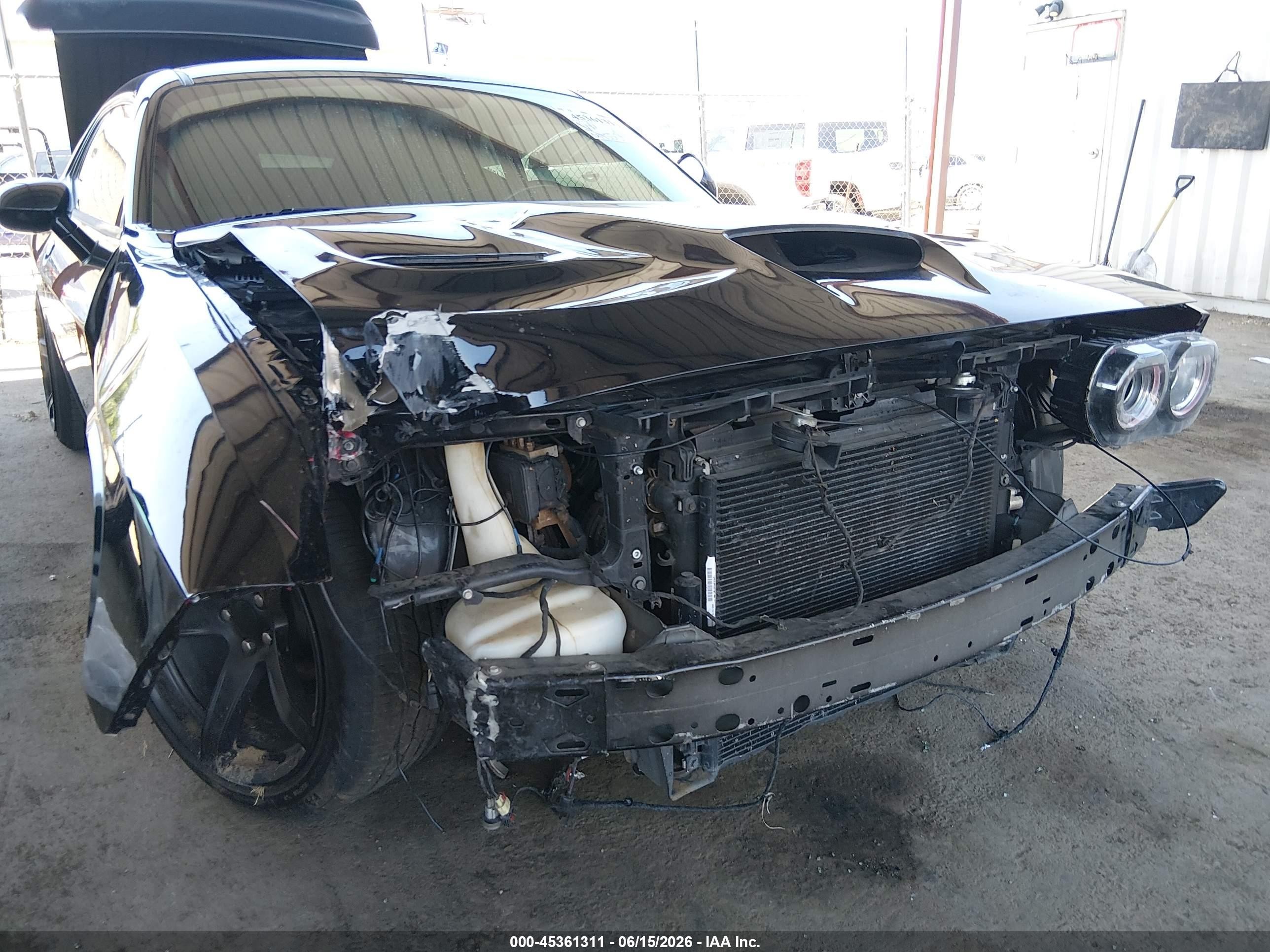 2018 Dodge Challenger VIN 2C3CDZBT4JH229375 IAAI salvage auction — Front End, Salvage (California), sold $4,100 on 2026-07-10 (photo 6)