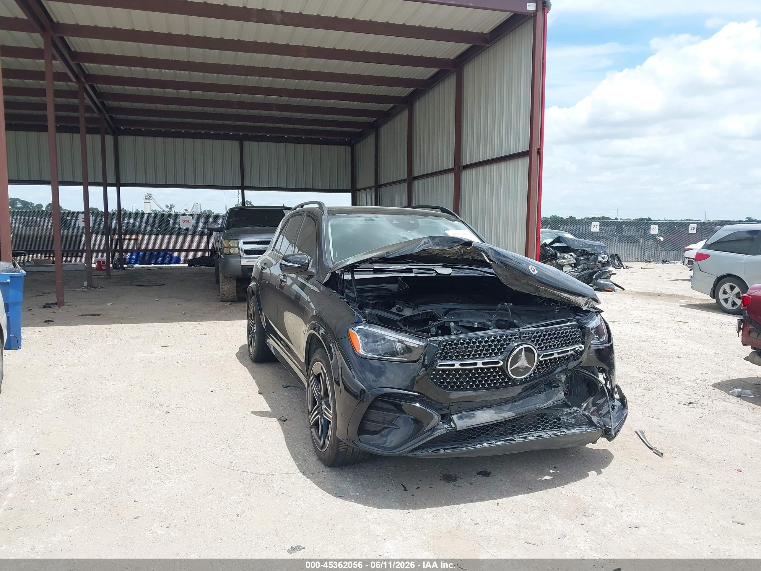 2025 Mercedes-Benz GLE-Class VIN 4JGFB4EB6SB412108 — IAAI salvage auction photo