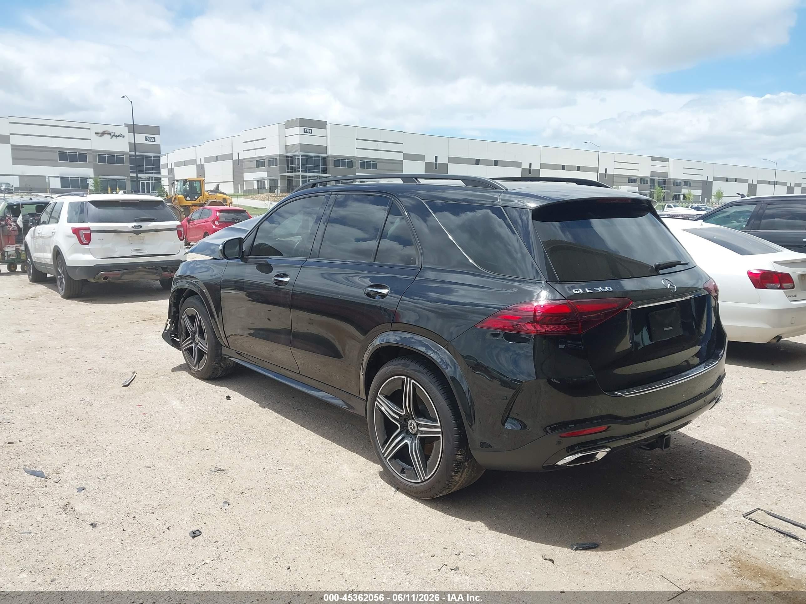 2025 Mercedes-benz Gle VIN 4JGFB4EB6SB412108 IAAI salvage auction — Front End, Original (Texas), sold $25,150 on 2026-08-31 (photo 3)