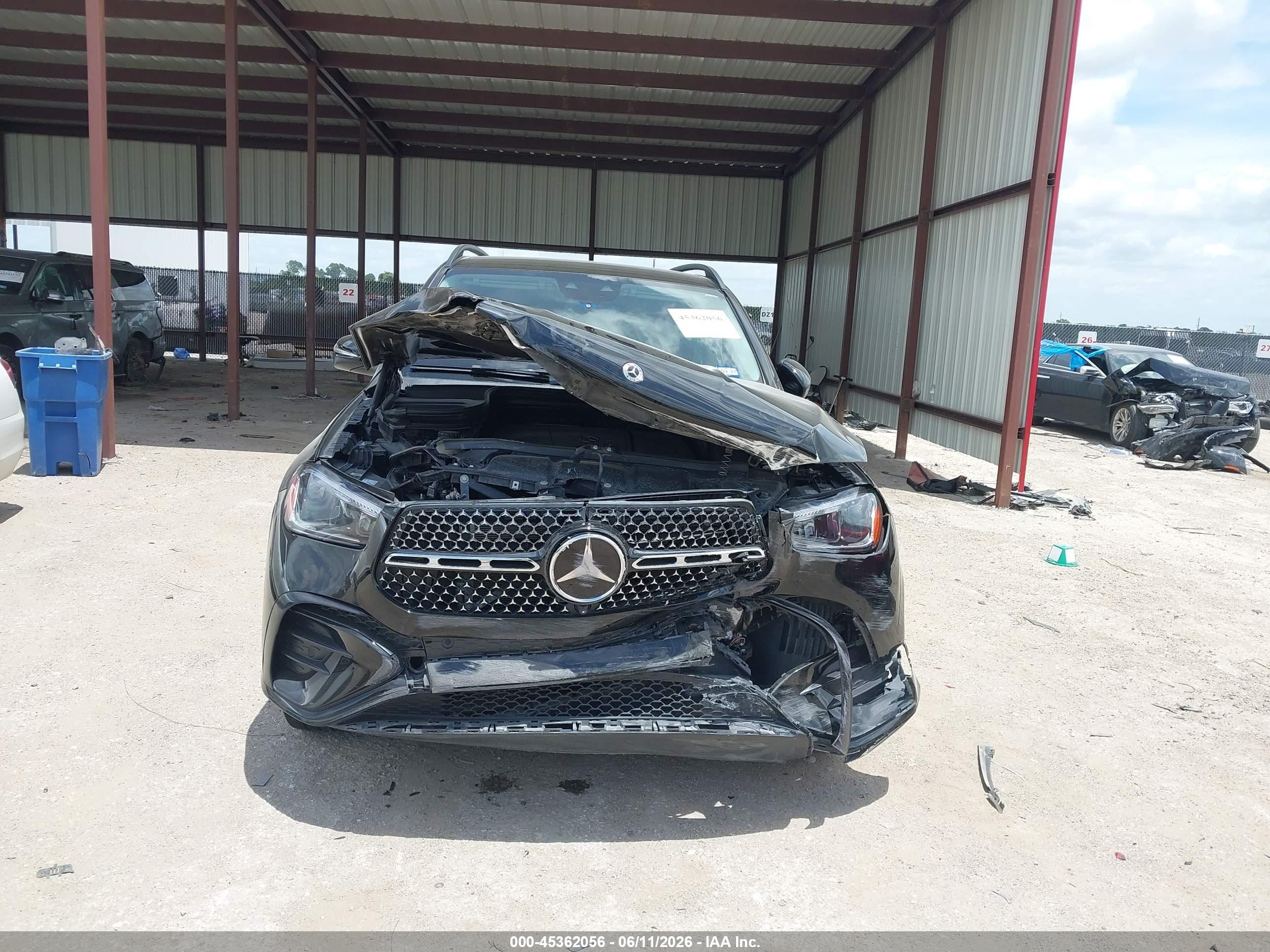 2025 Mercedes-benz Gle VIN 4JGFB4EB6SB412108 IAAI salvage auction — Front End, Original (Texas), sold $25,150 on 2026-08-31 (photo 6)