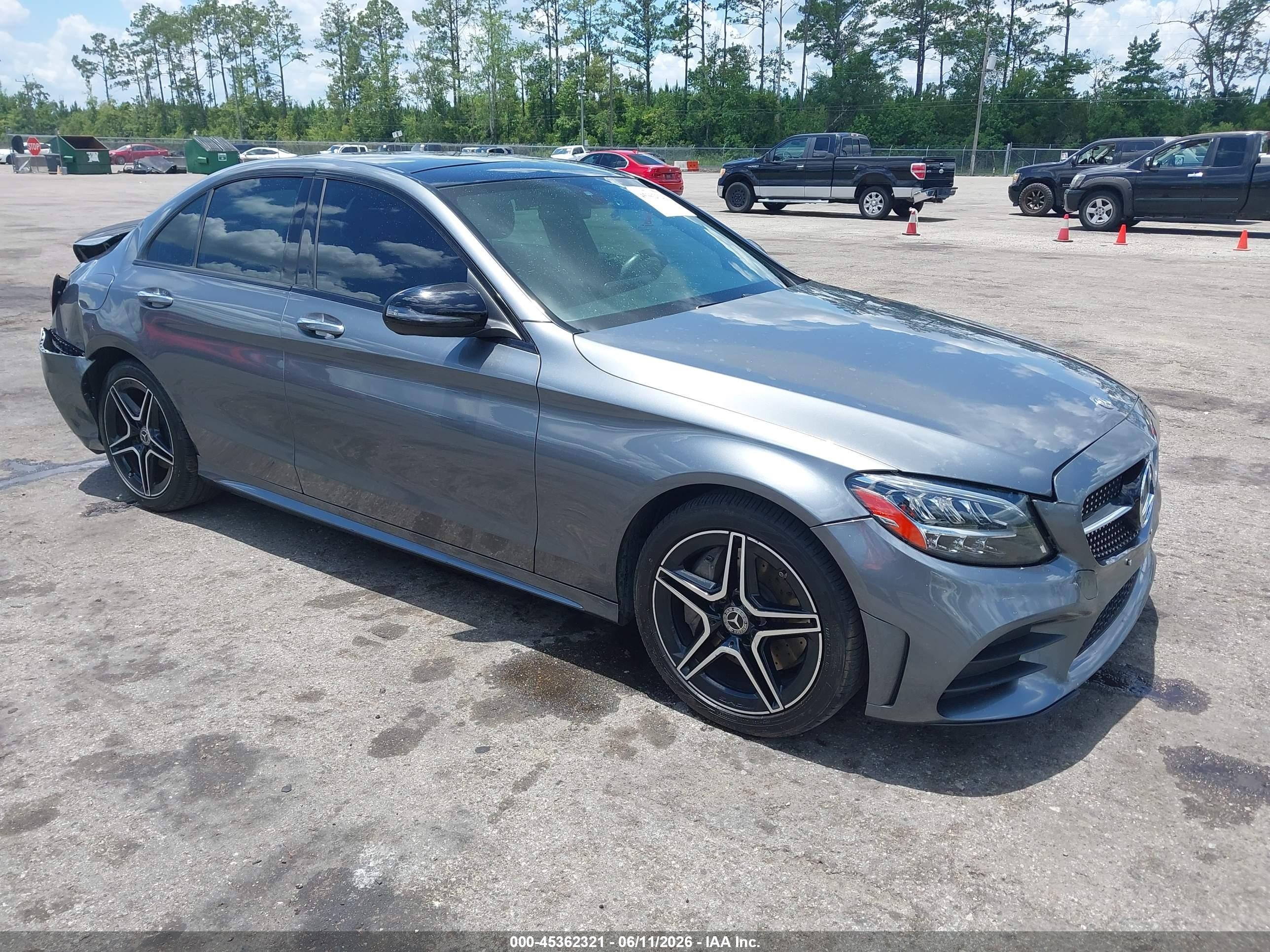 2020 Mercedes-Benz C-Class VIN W1KWF8EB2LR594789 — IAAI salvage auction photo