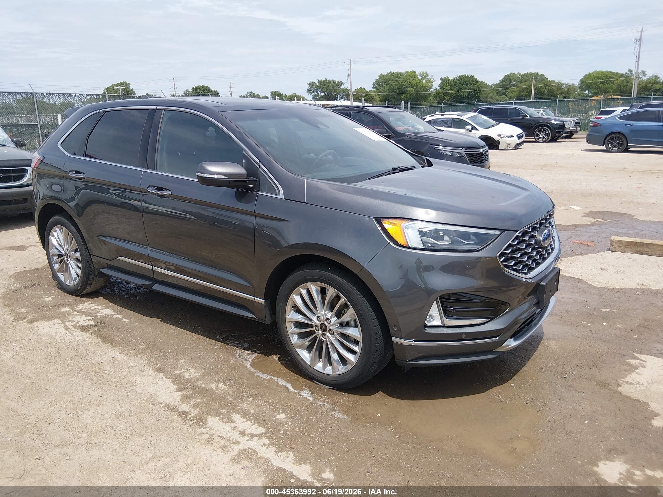 2020 Ford Edge VIN 2FMPK4K92LBA93694 — IAAI salvage auction photo
