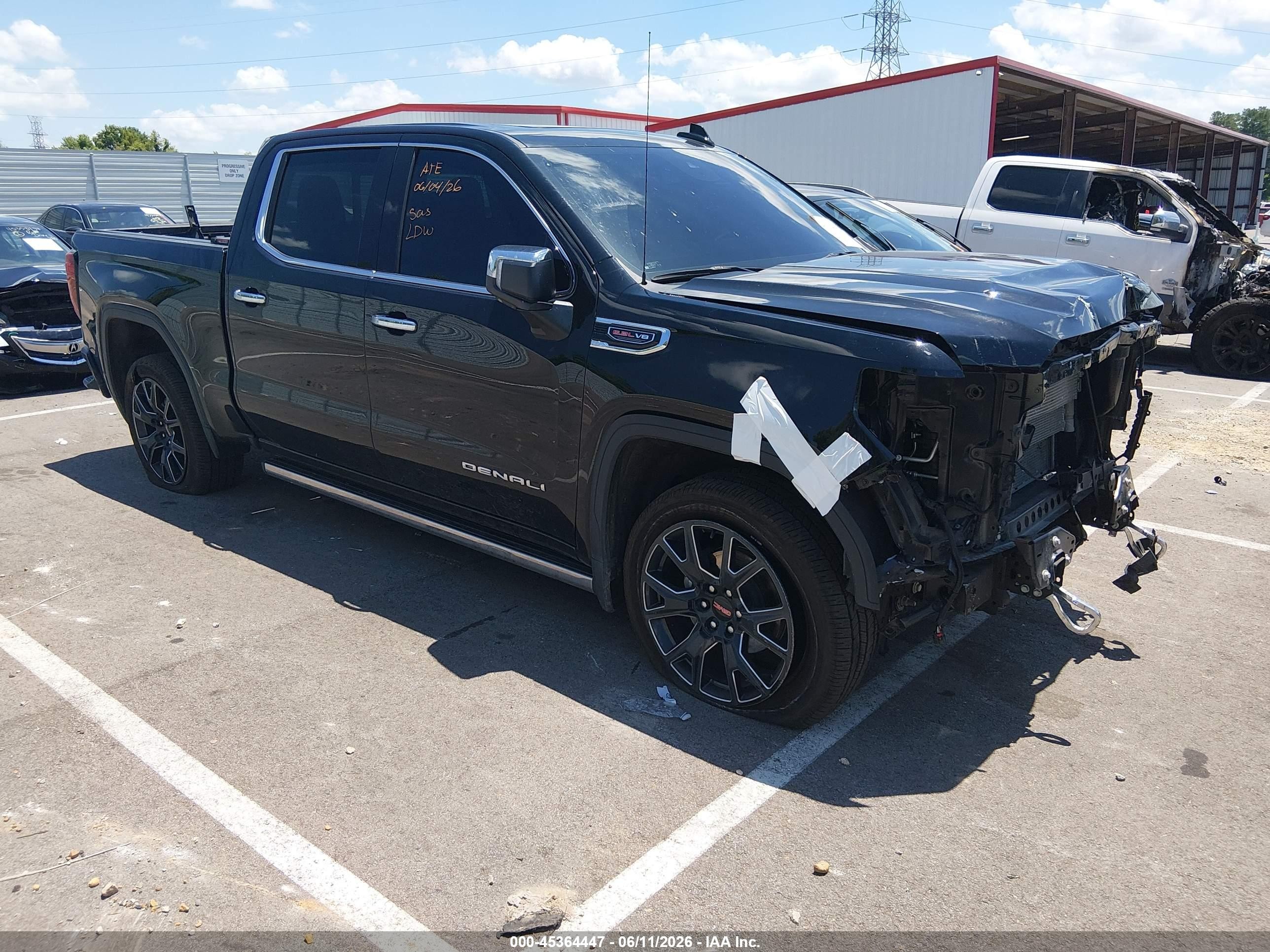 2024 GMC Sierra 1500 VIN 3GTUUGEL4RG131006 IAAI salvage auction — Front End, Clear (Tennessee), sold $21,100 on 2026-07-04 (photo 1)