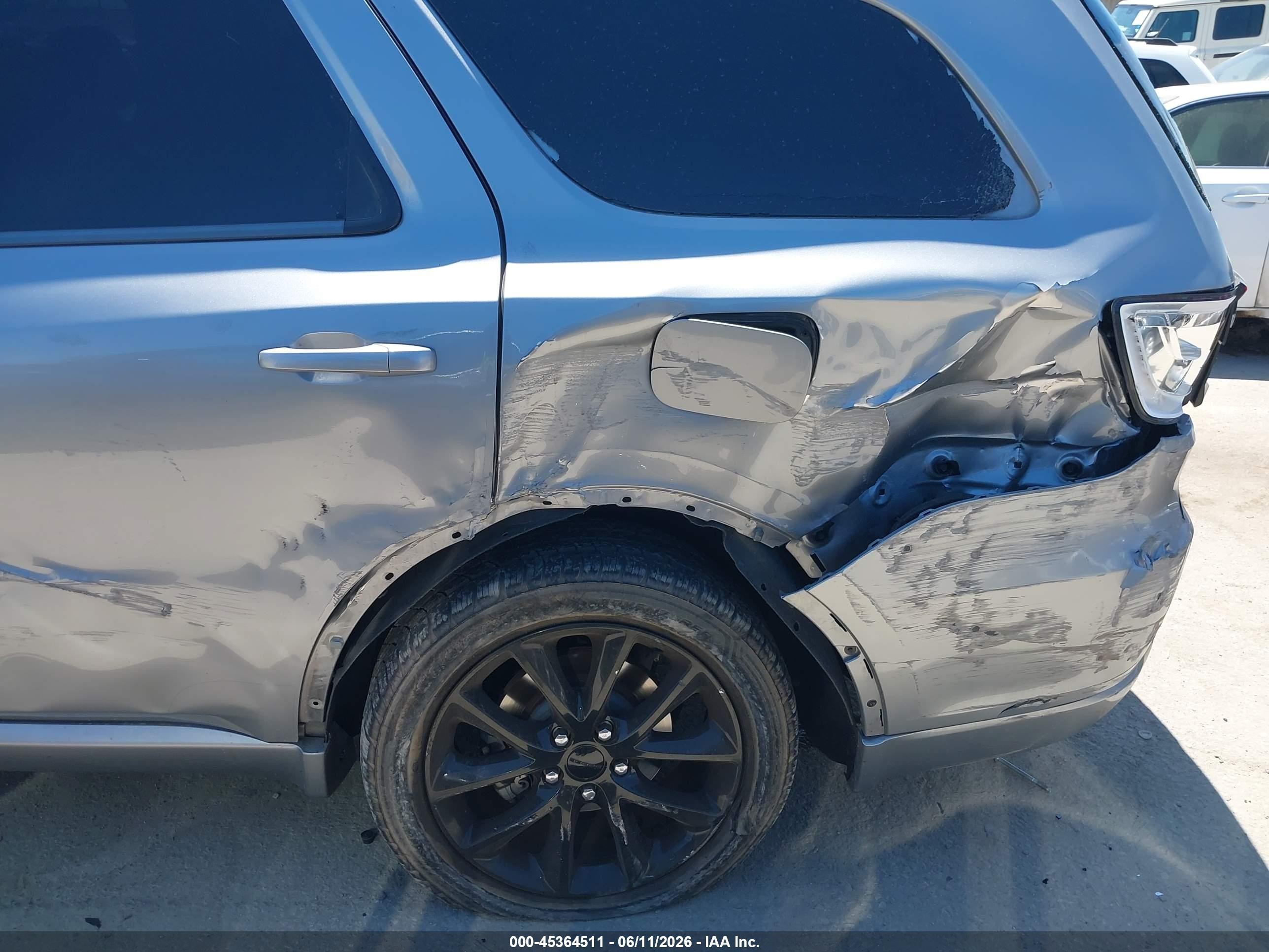 2018 Dodge Durango VIN 1C4RDHDG3JC132896 IAAI salvage auction — Rear End, Salvage (California), sold $3,050 on 2026-07-11 (photo 6)