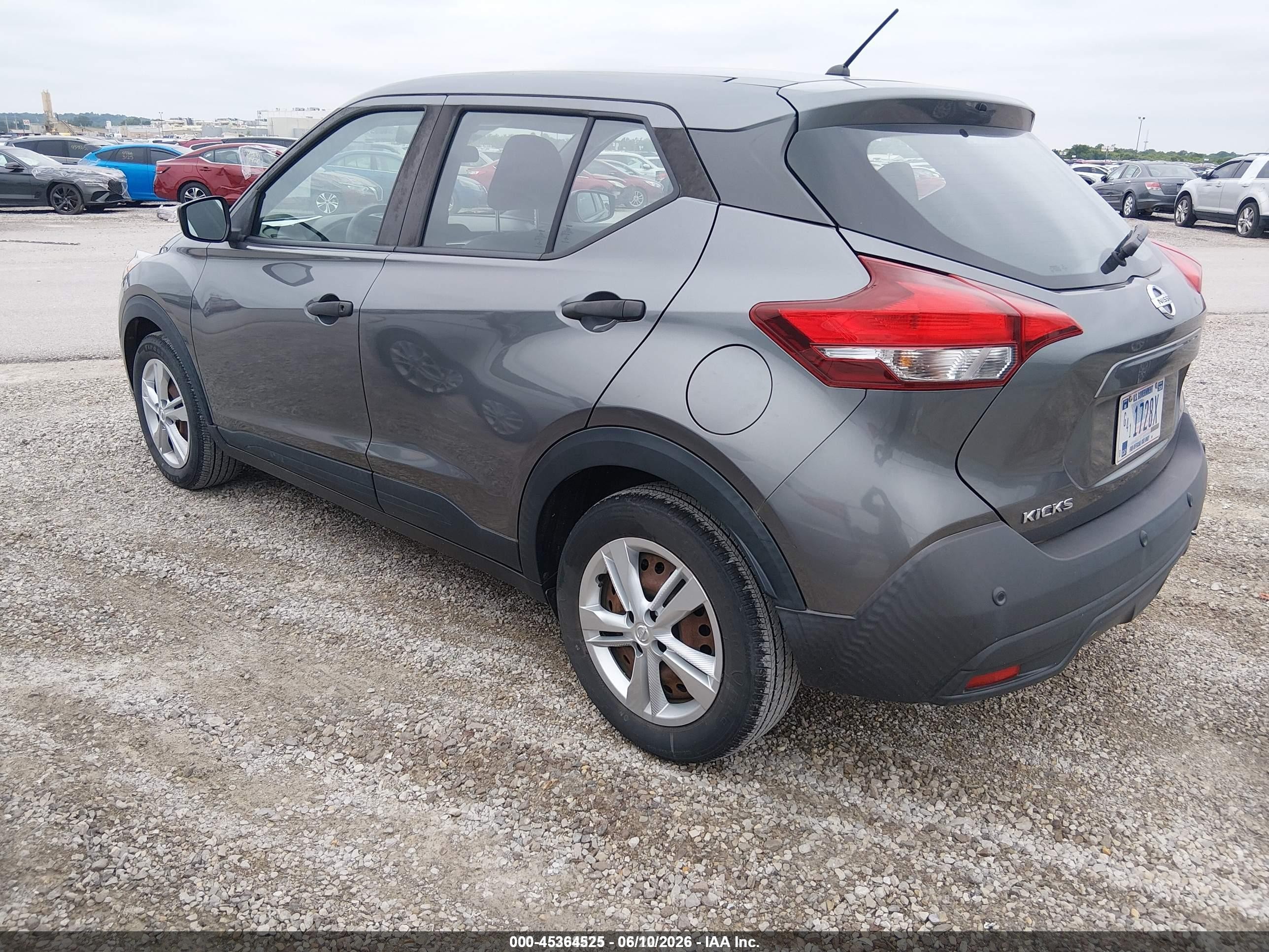 2020 Nissan Kicks VIN 3N1CP5BV5LL533826 IAAI salvage auction — Normal Wear, SF97 (Illinois), sold $10,775 on 2026-07-09 (photo 3)