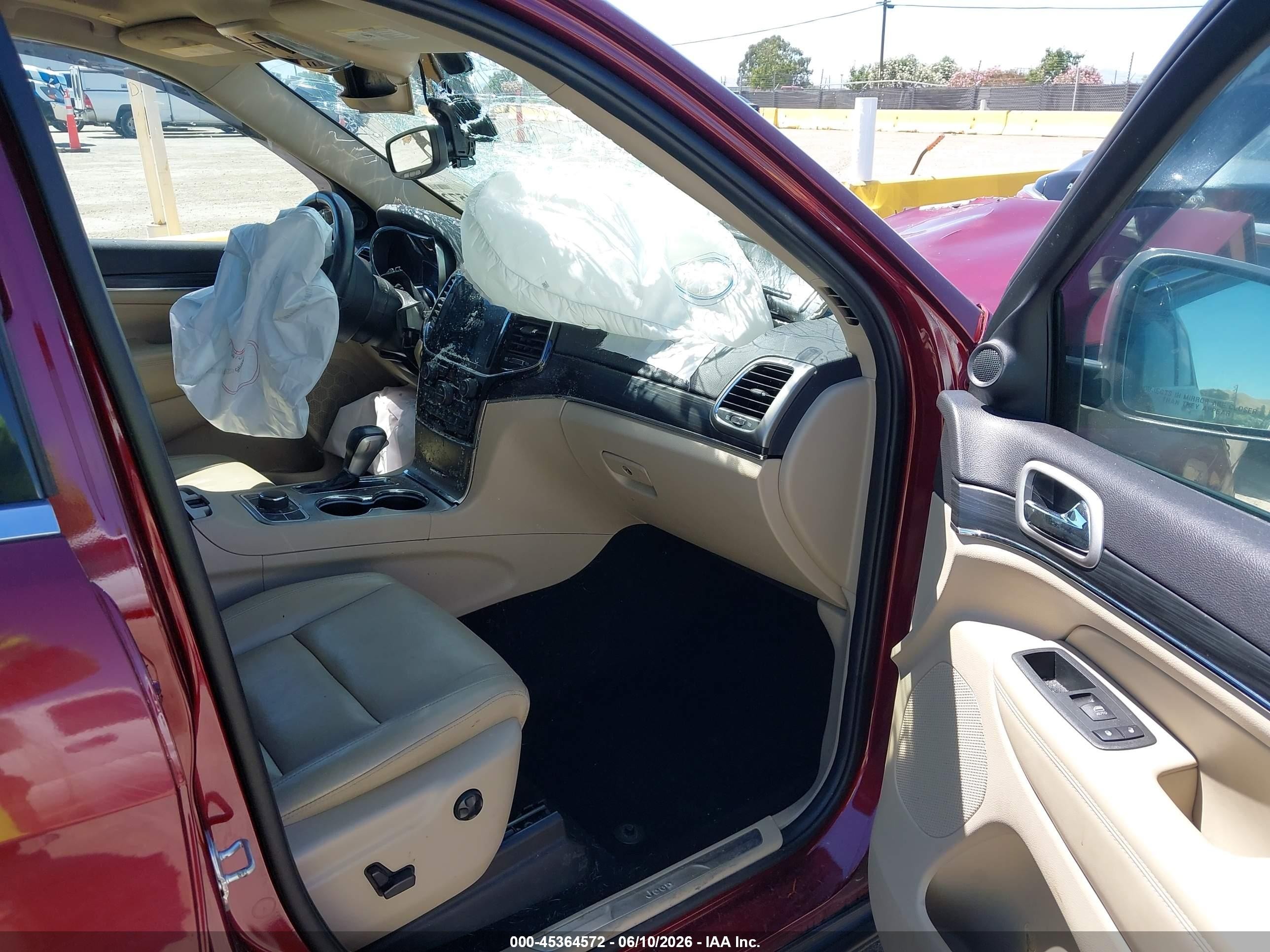 2020 Jeep Grand Cherokee VIN 1C4RJFBG8LC434008 IAAI salvage auction — Normal Wear, Clear - Dealer Only (California), sold $1,900 on 2026-07-02 (photo 5)