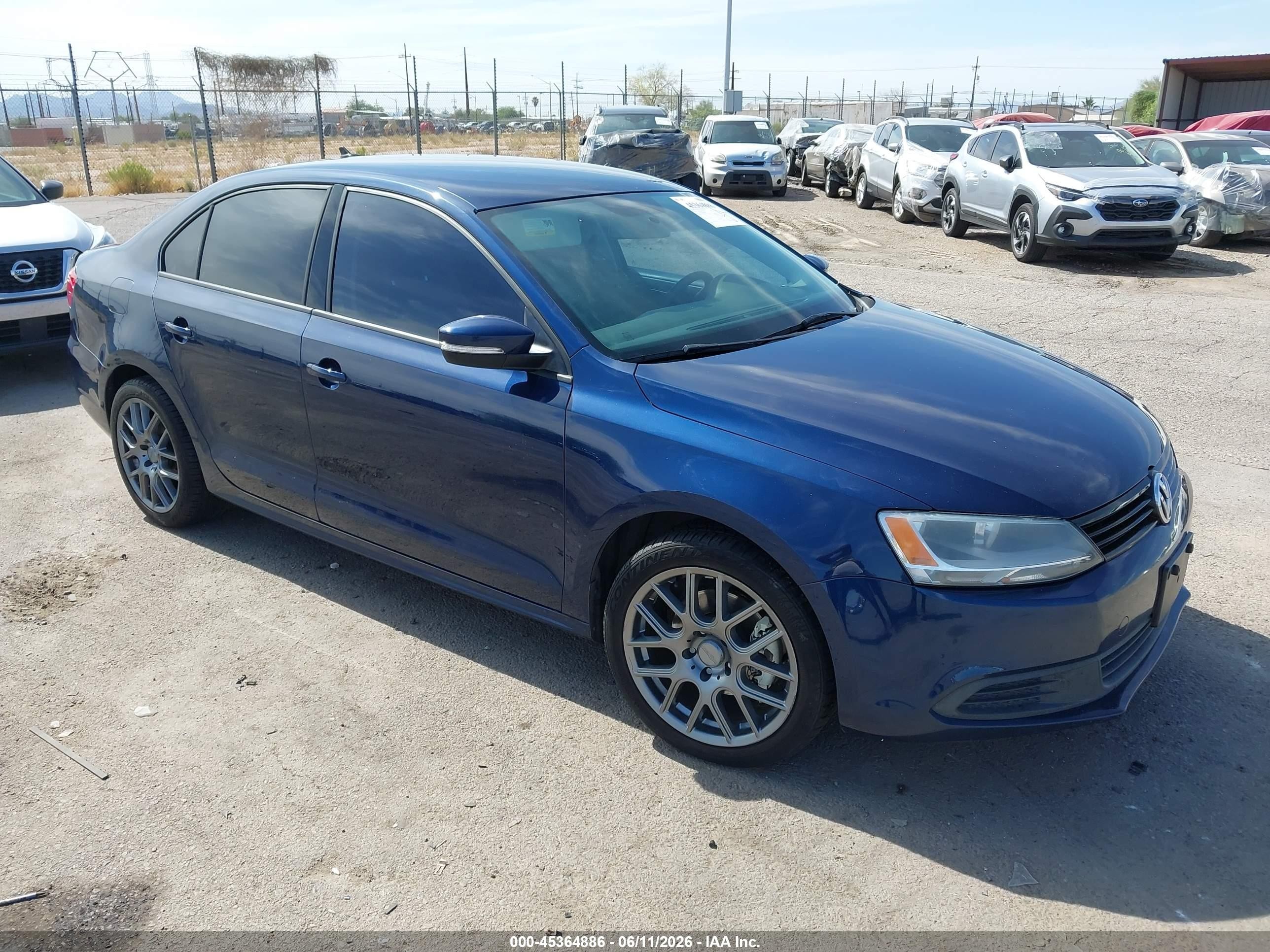 2014 Volkswagen Jetta VIN 3VWD17AJ8EM263997 IAAI salvage auction — Undercarriage, Salvage (Arizona), sold $550 on 2026-07-09 (photo 1)