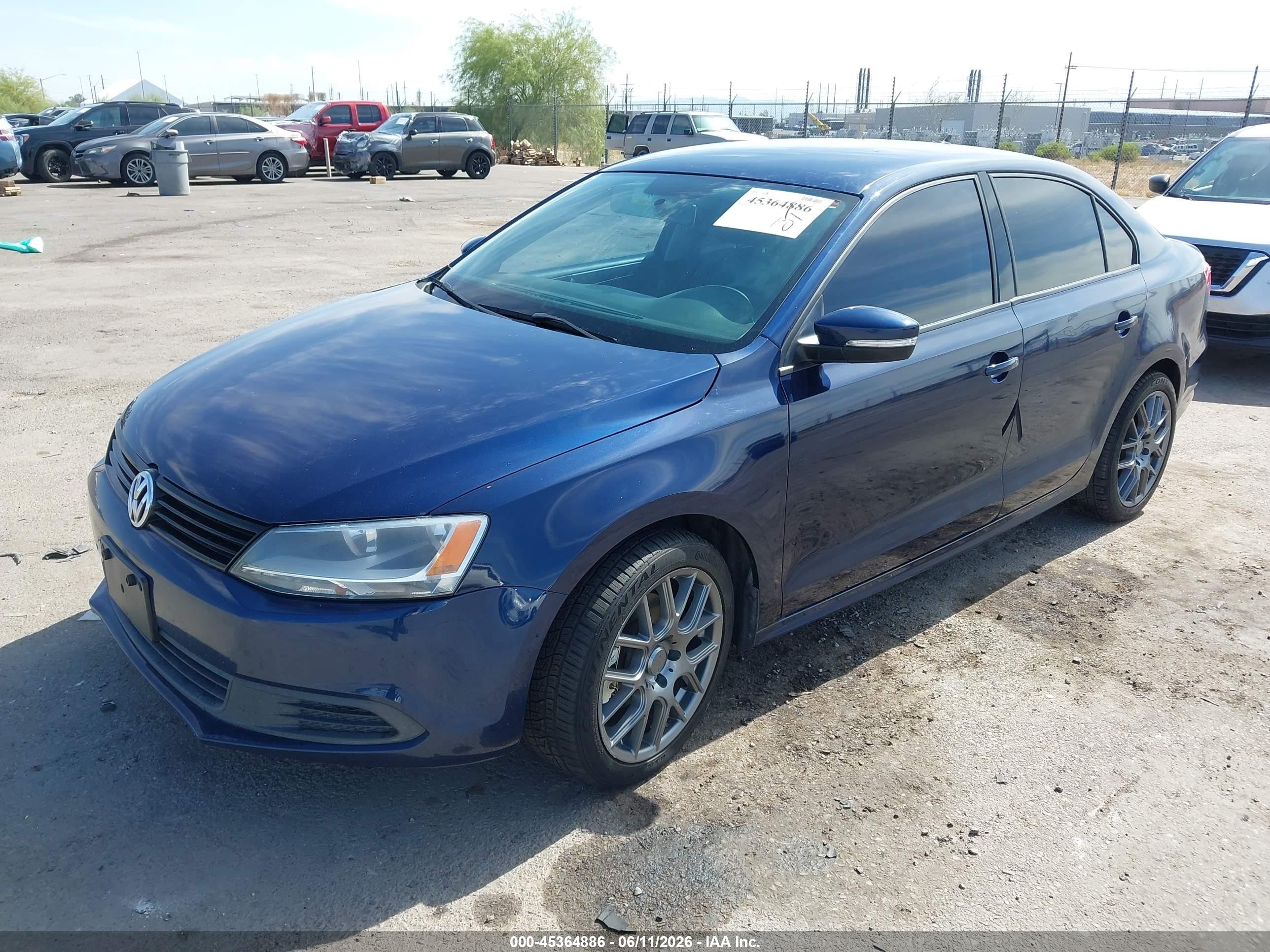 2014 Volkswagen Jetta VIN 3VWD17AJ8EM263997 IAAI salvage auction — Undercarriage, Salvage (Arizona), sold $550 on 2026-07-09 (photo 2)