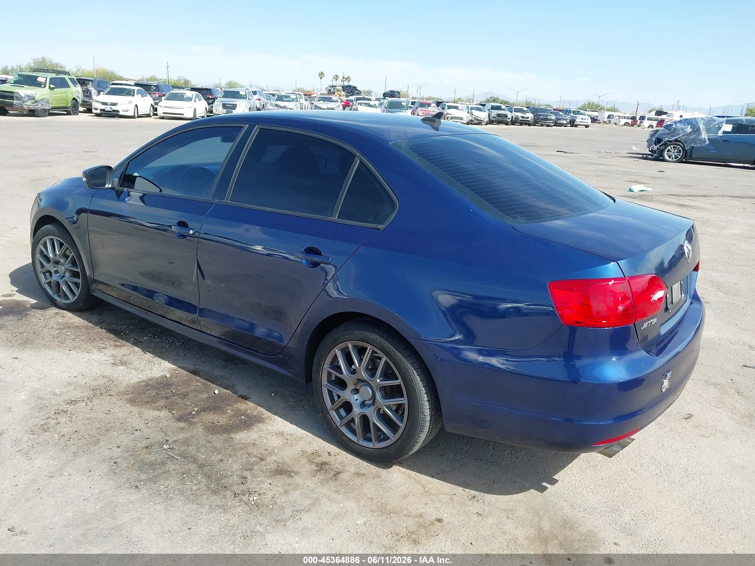 2014 Volkswagen Jetta VIN 3VWD17AJ8EM263997 IAAI salvage auction — Undercarriage, Salvage (Arizona), sold $550 on 2026-07-09 (photo 3)