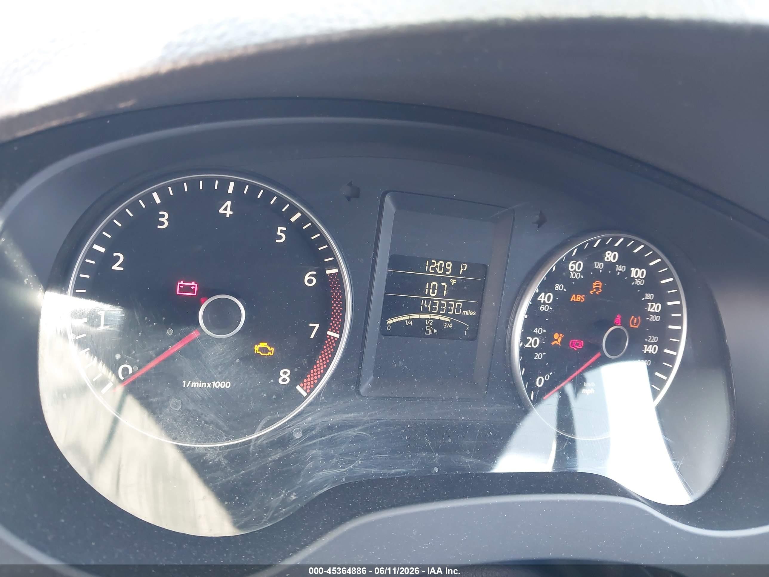 2014 Volkswagen Jetta VIN 3VWD17AJ8EM263997 IAAI salvage auction — Undercarriage, Salvage (Arizona), sold $550 on 2026-07-09 (photo 7)