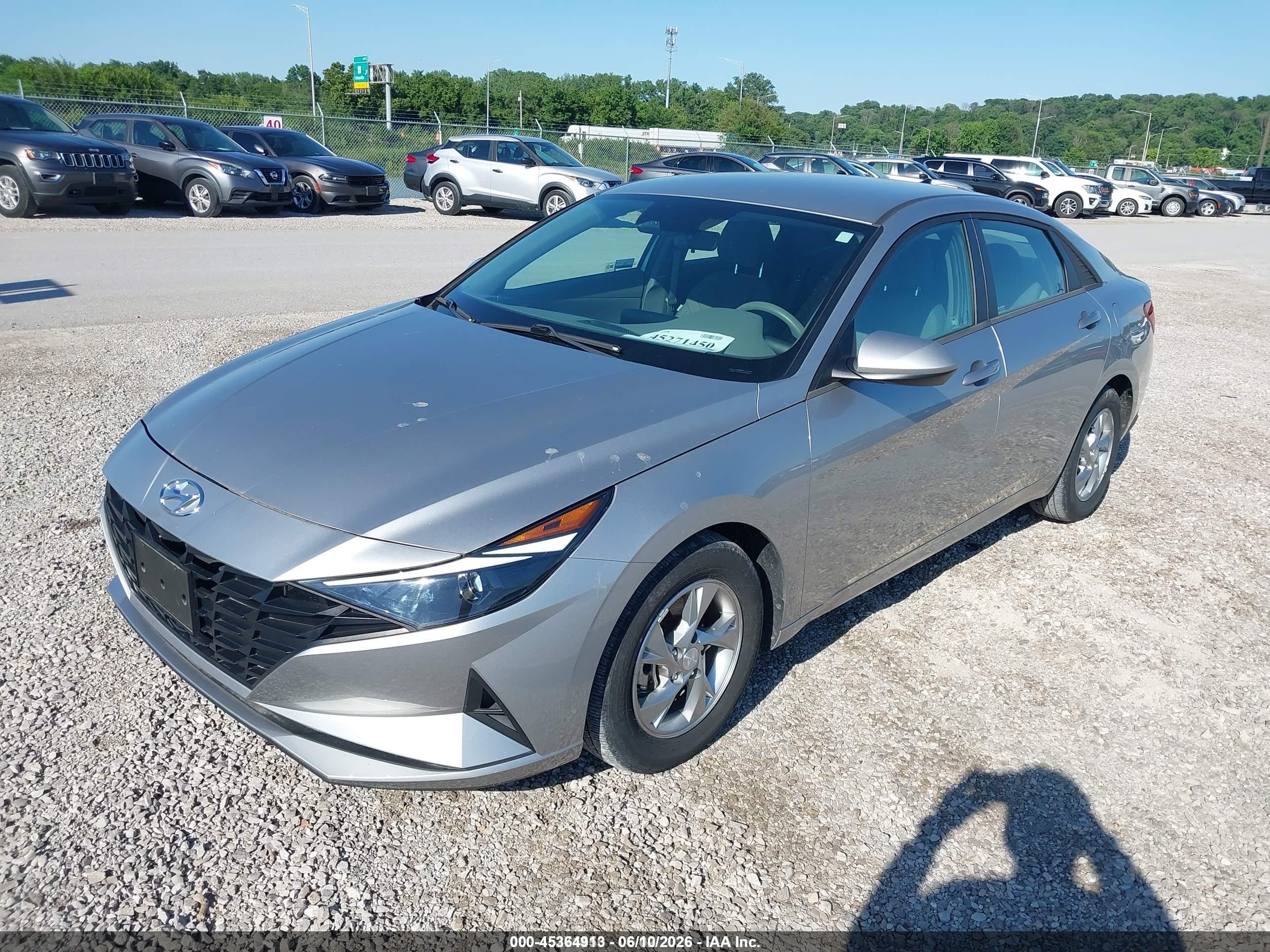 2021 Hyundai Elantra VIN 5NPLL4AG0MH047223 IAAI salvage auction — Normal Wear, SF97 (Illinois), sold $15,775 on 2026-07-09 (photo 2)
