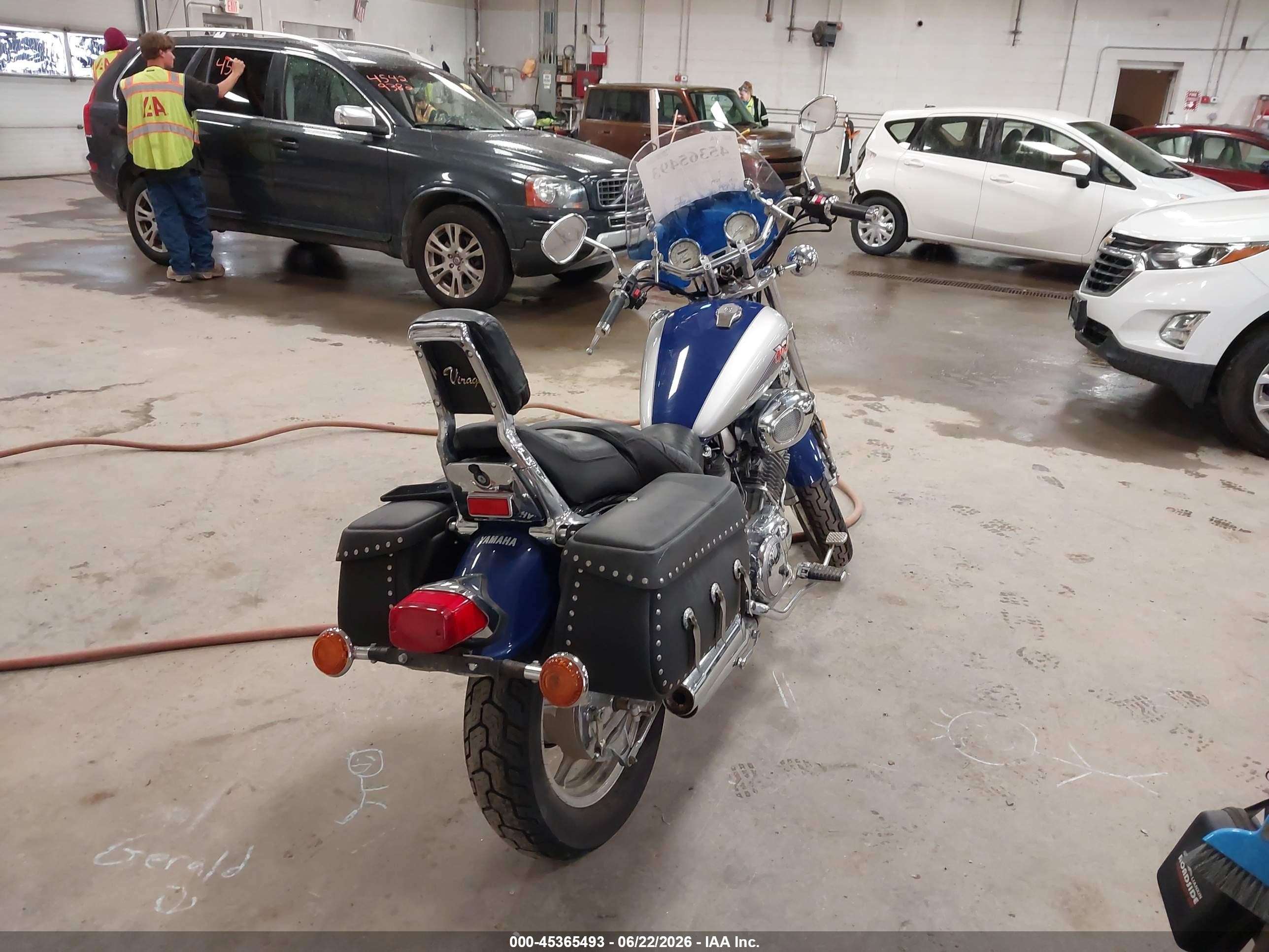 1996 Yamaha XV750 VIN JYA3ALE02TA049571 IAAI salvage auction — Normal Wear, Original (Maine), sold $25 on 2026-06-29 (photo 4)