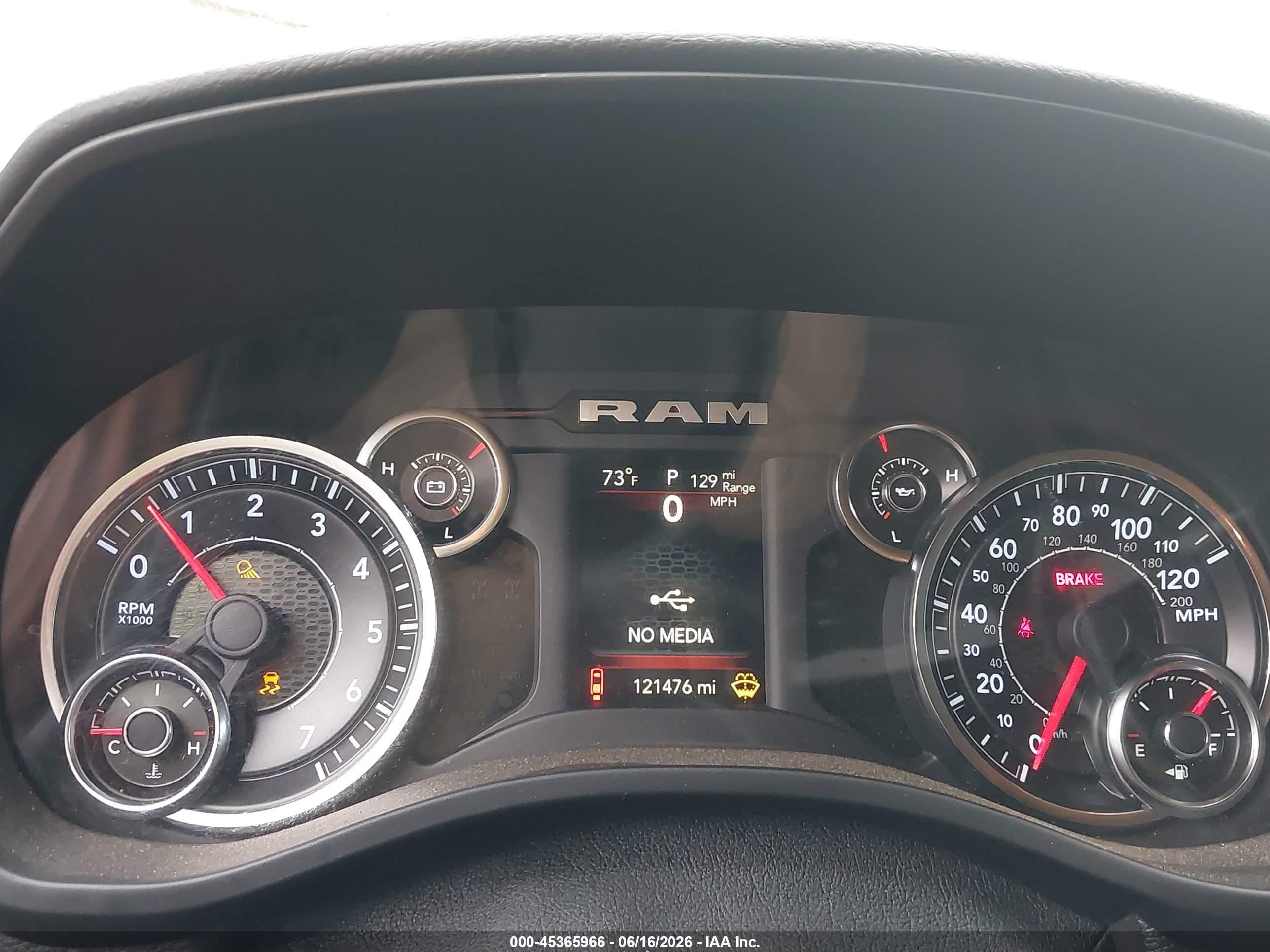 2020 Ram 1500 VIN 1C6SRFFTXLN103413 IAAI salvage auction — Side, Original (Texas), sold $7,000 on 2026-09-13 (photo 7)
