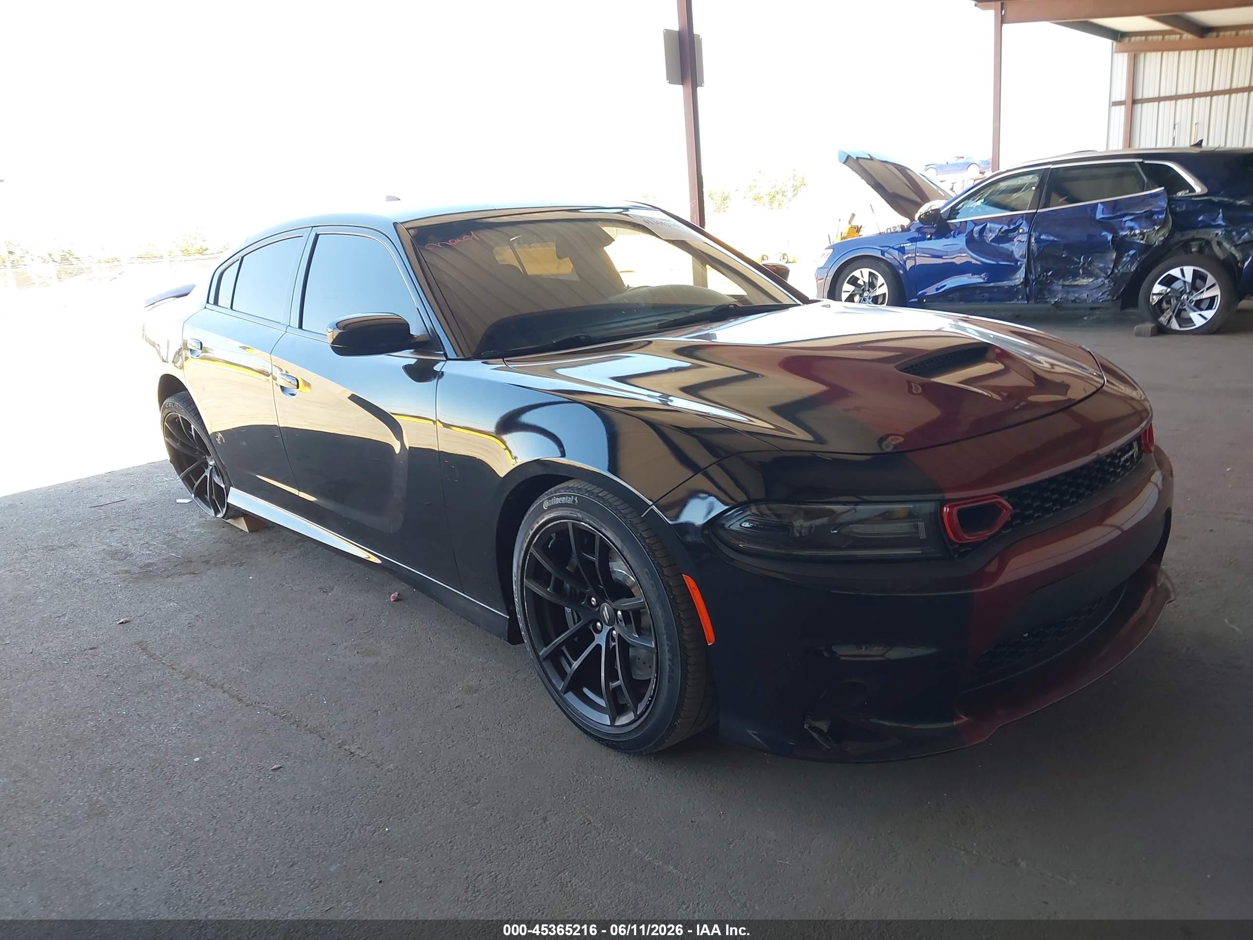 2020 Dodge Charger VIN 2C3CDXGJ6LH242398 IAAI salvage auction — Side, Salvage (California), sold $8,050 on 2026-07-09 (photo 1)