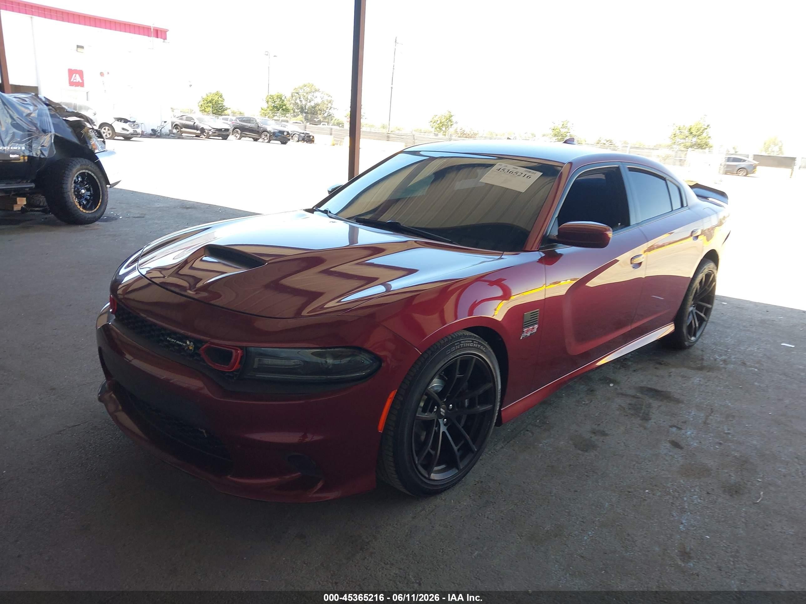 2020 Dodge Charger VIN 2C3CDXGJ6LH242398 IAAI salvage auction — Side, Salvage (California), sold $8,050 on 2026-07-09 (photo 2)