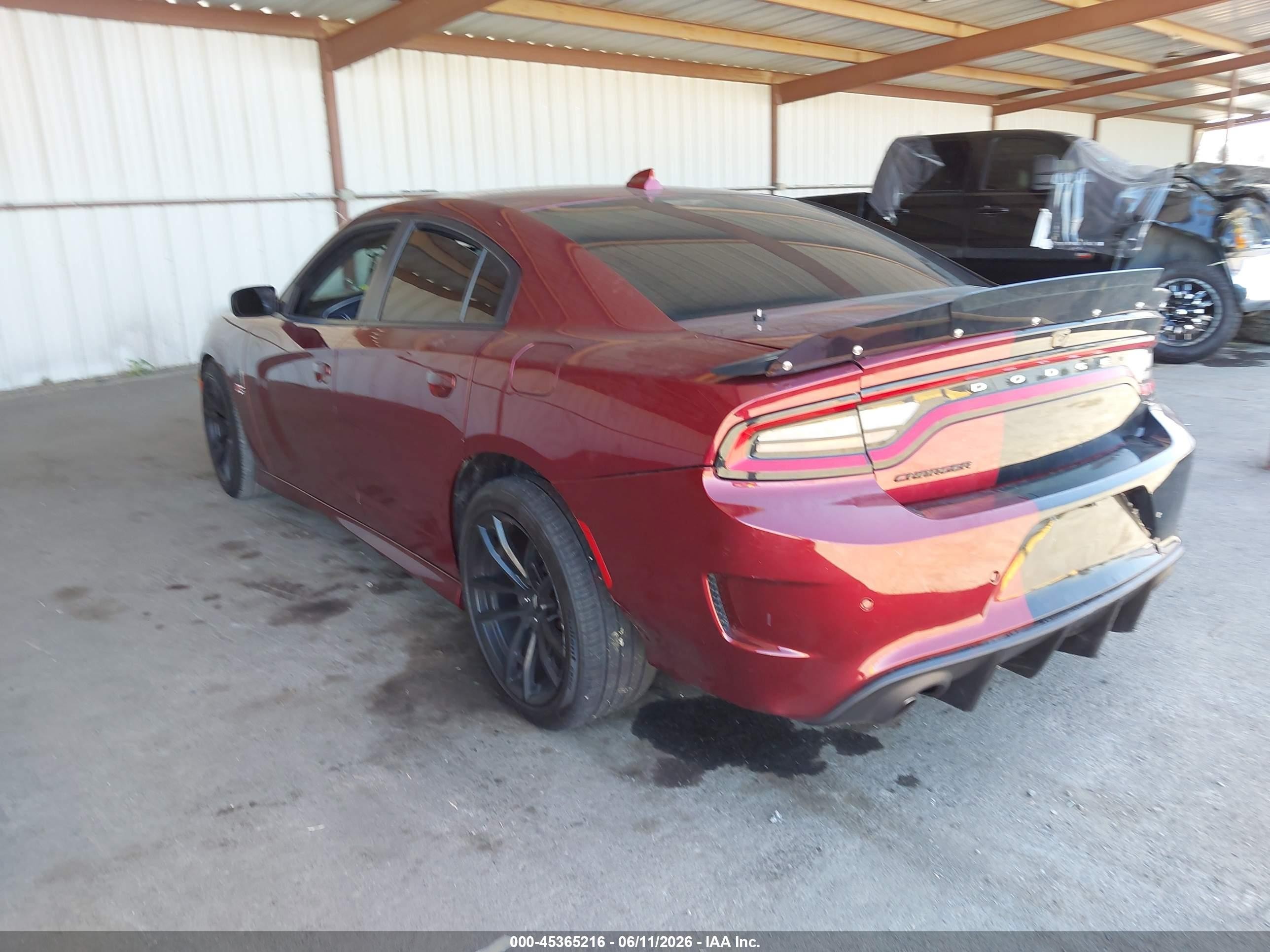 2020 Dodge Charger VIN 2C3CDXGJ6LH242398 IAAI salvage auction — Side, Salvage (California), sold $8,050 on 2026-07-09 (photo 3)