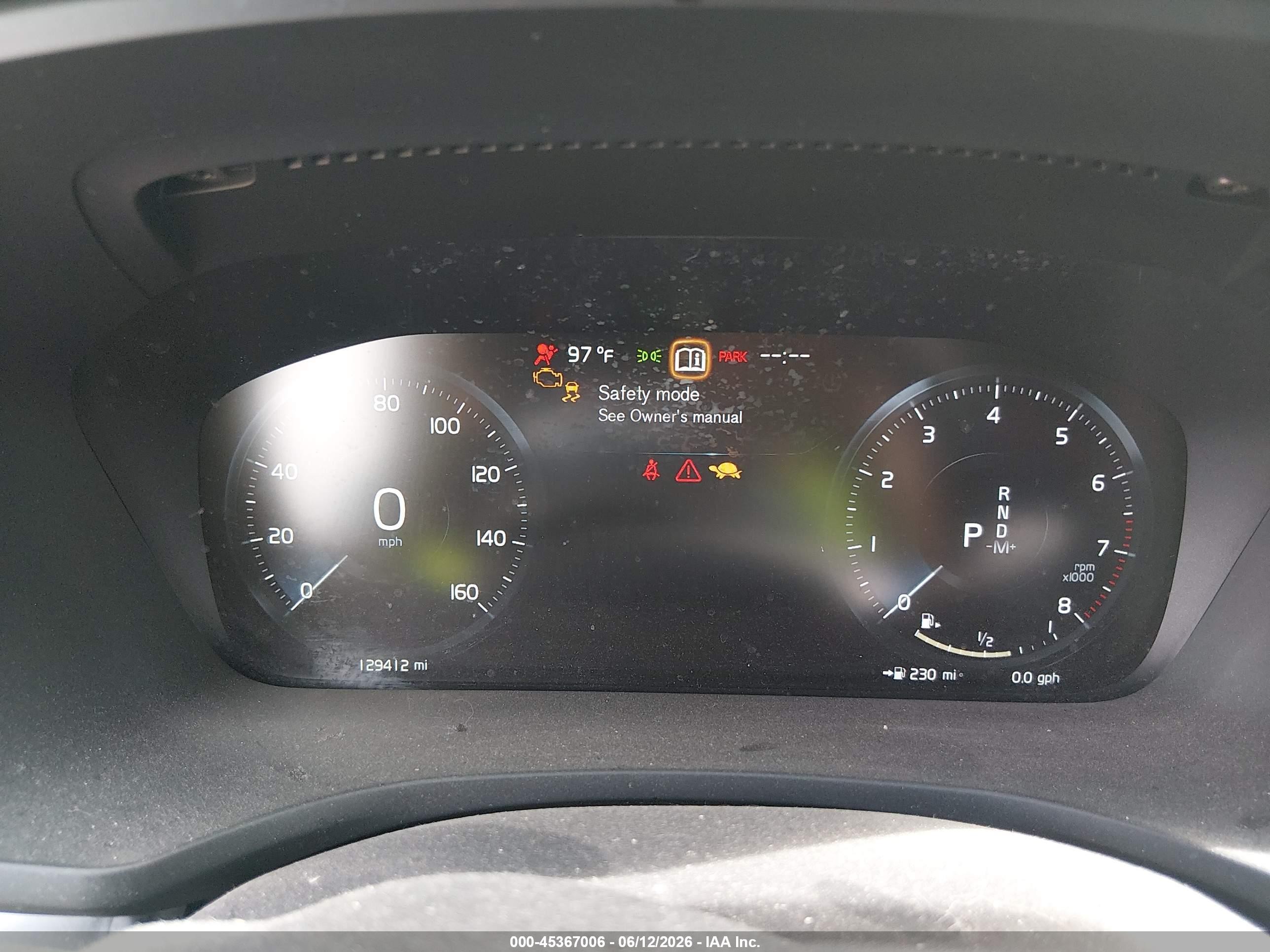 2022 Volvo S60 VIN 7JRL12FZ6NG175669 IAAI salvage auction — Front End, Original (Texas), sold $3,300 on 2026-09-19 (photo 7)