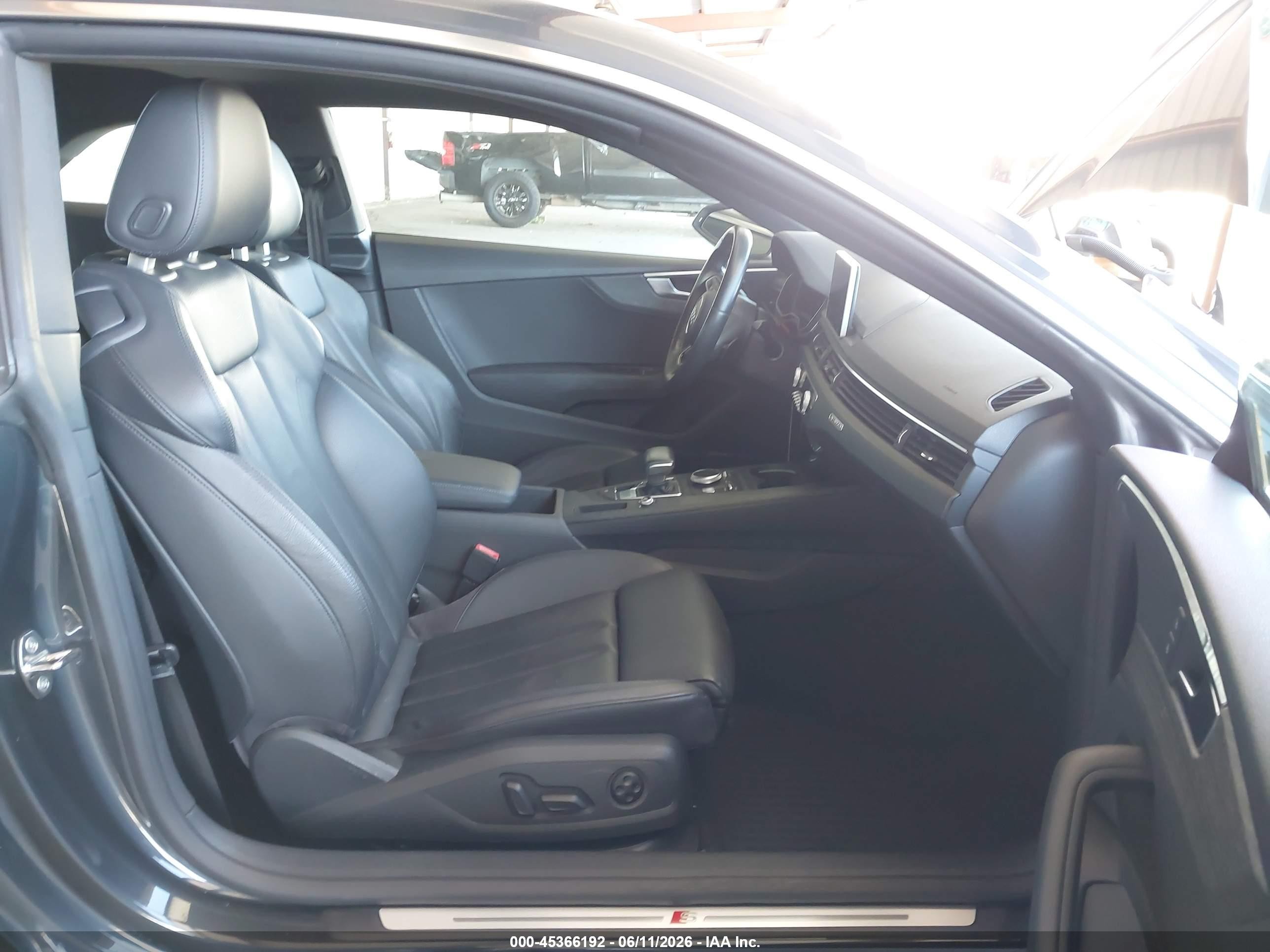 2018 Audi A5 VIN WAUTNAF54JA004066 IAAI salvage auction — Rear End, Salvage (California), sold $6,150 on 2026-07-09 (photo 5)