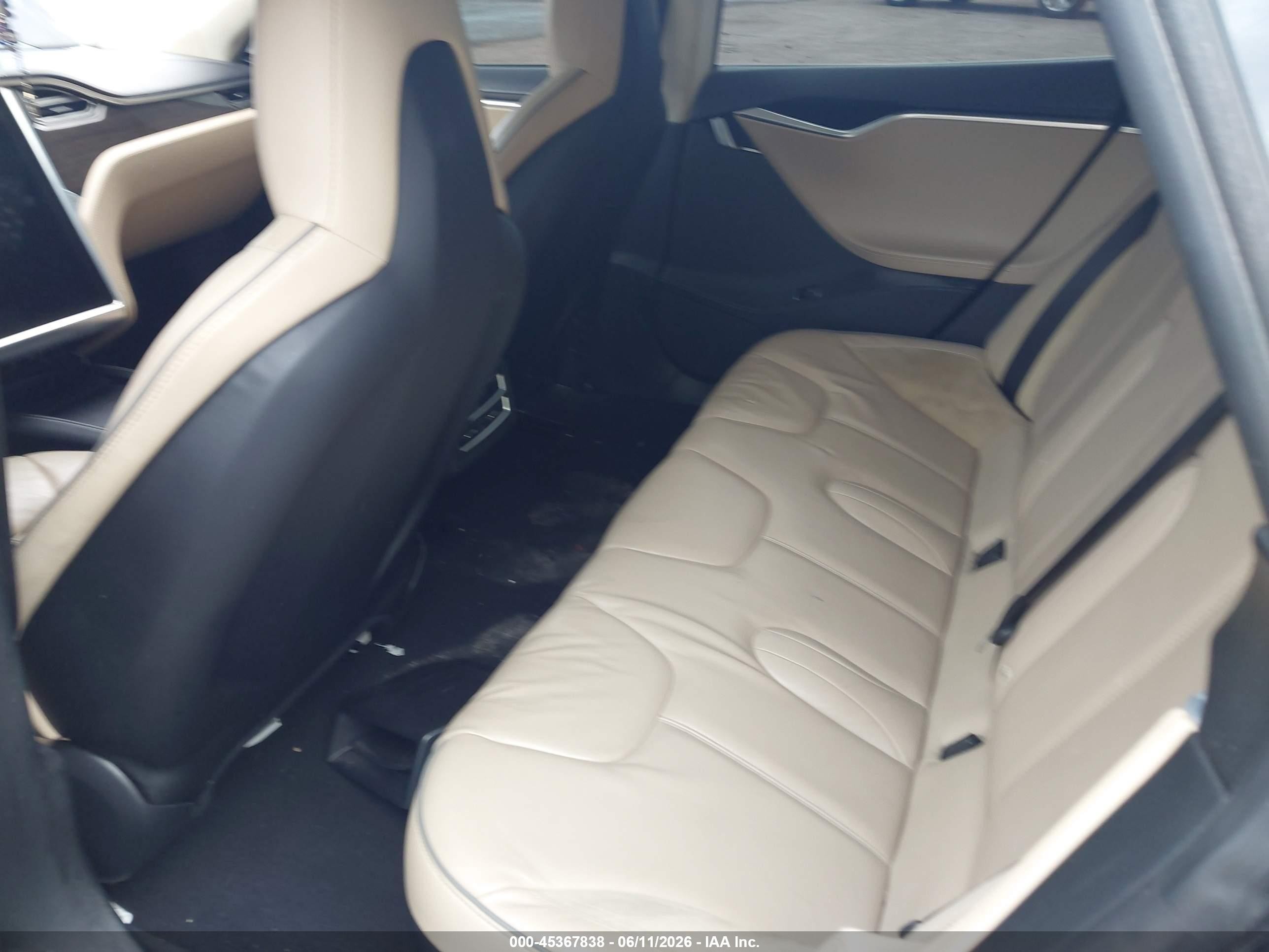 2014 Tesla Model S VIN 5YJSA1H17EFP61268 IAAI salvage auction — Front End, Clear (Florida), sold $3,400 on 2026-07-13 (photo 8)