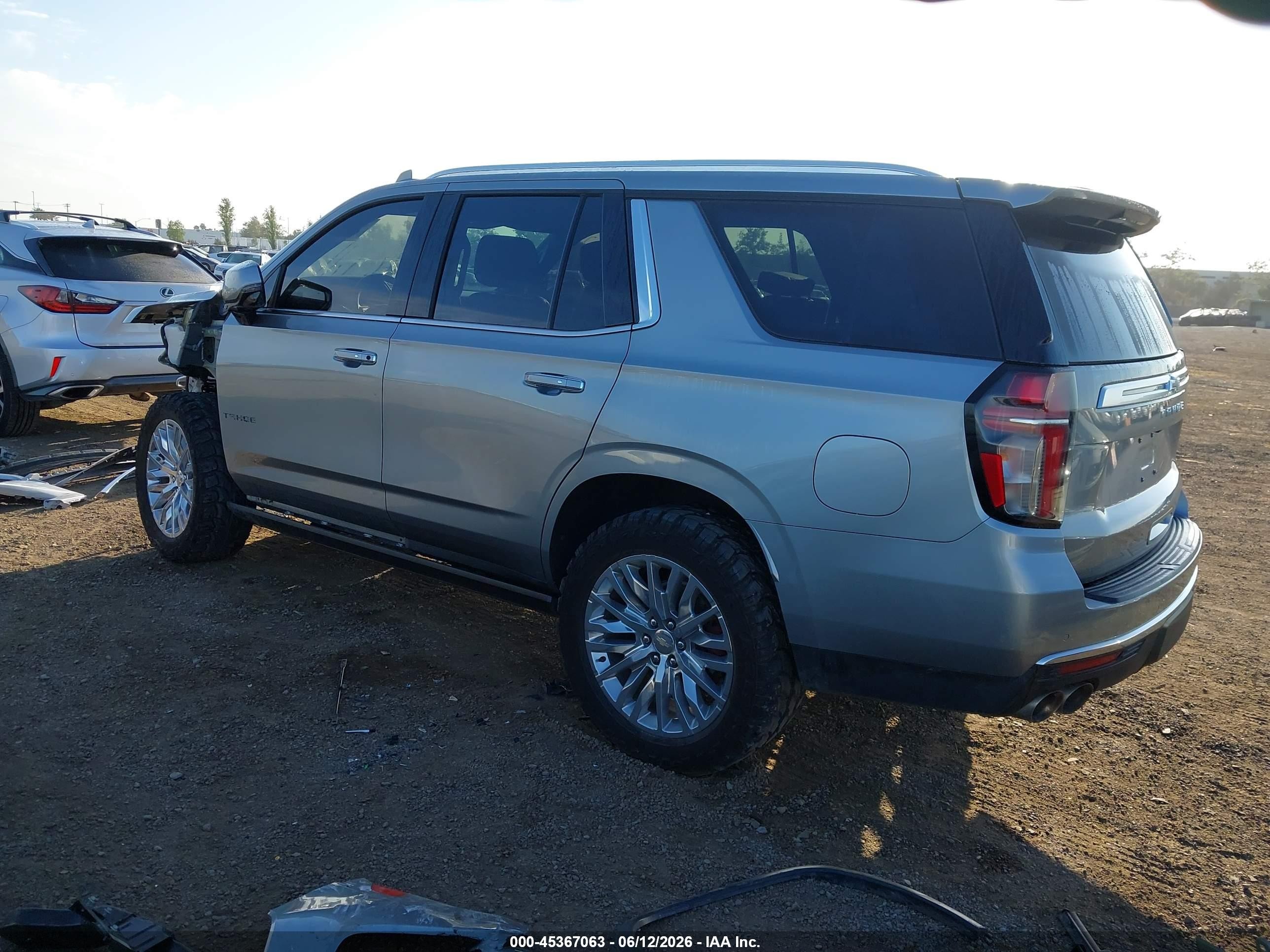 2023 Chevrolet Tahoe VIN 1GNSKTKL1PR548050 IAAI salvage auction — Front End, Salvage (California), sold $25,750 on 2026-06-29 (photo 3)