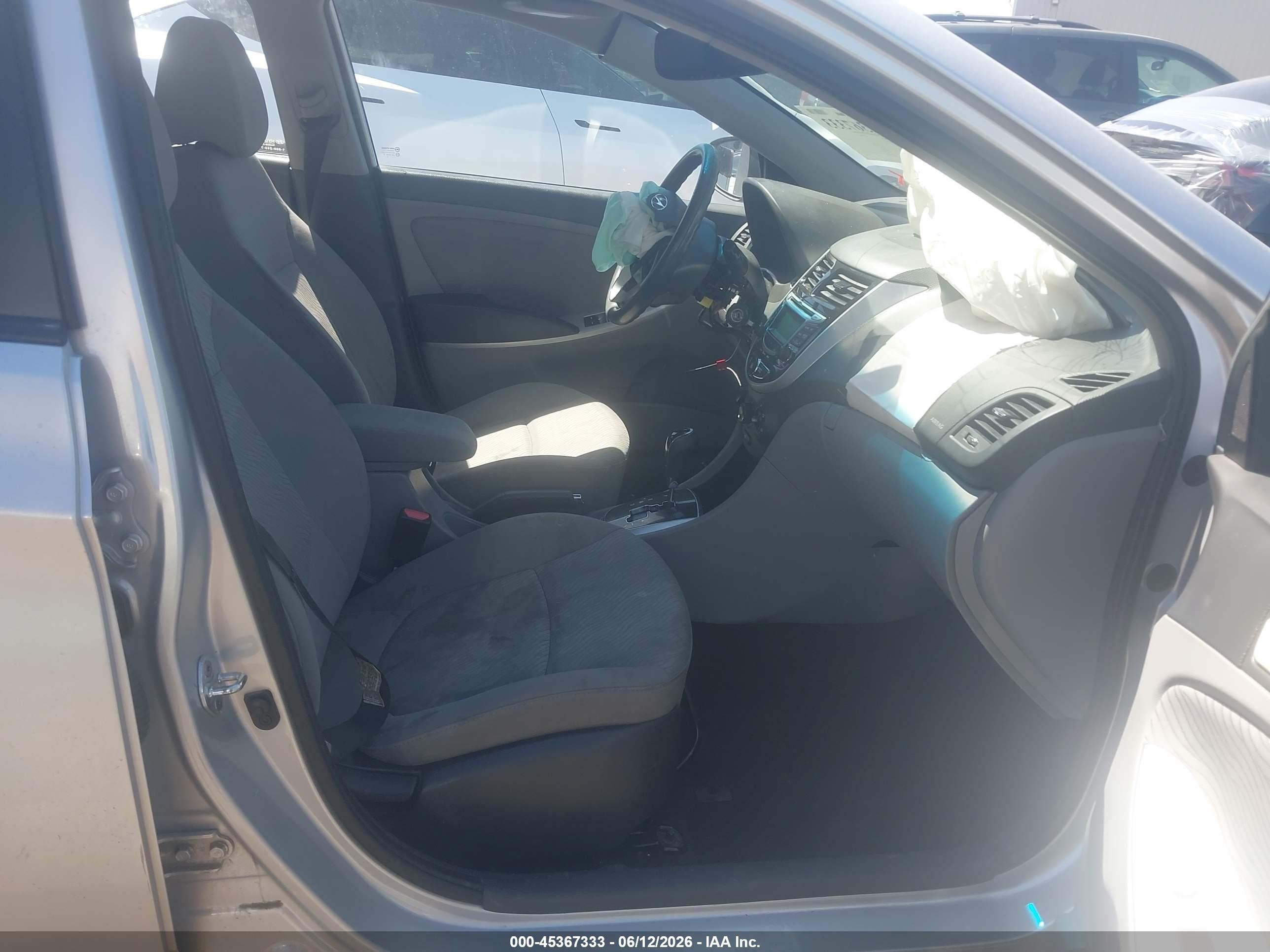 2013 Hyundai Accent VIN KMHCU4AE8DU275144 IAAI salvage auction — Front End, Salvage (Utah), sold $475 on 2026-07-09 (photo 5)