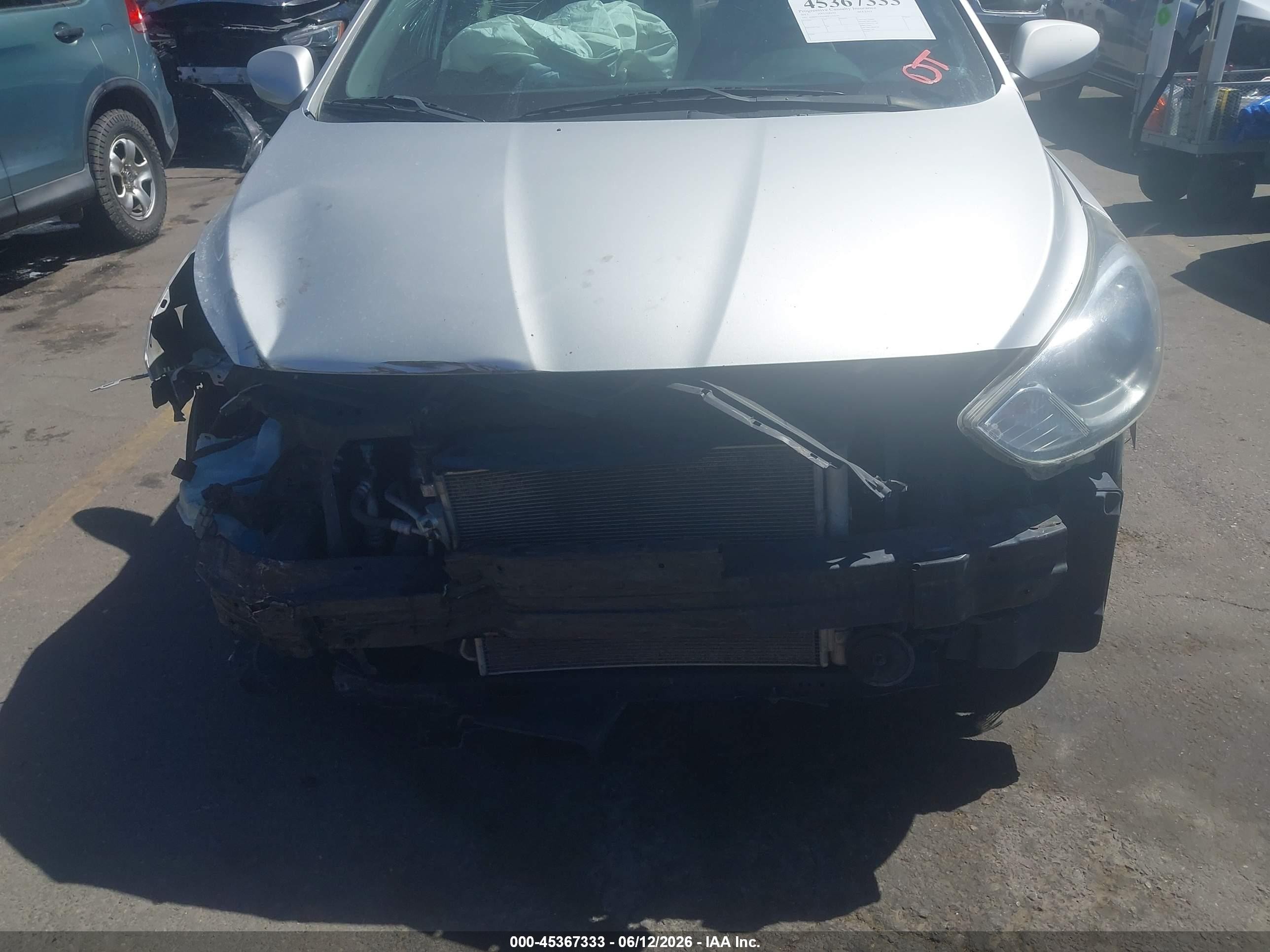 2013 Hyundai Accent VIN KMHCU4AE8DU275144 IAAI salvage auction — Front End, Salvage (Utah), sold $475 on 2026-07-09 (photo 6)
