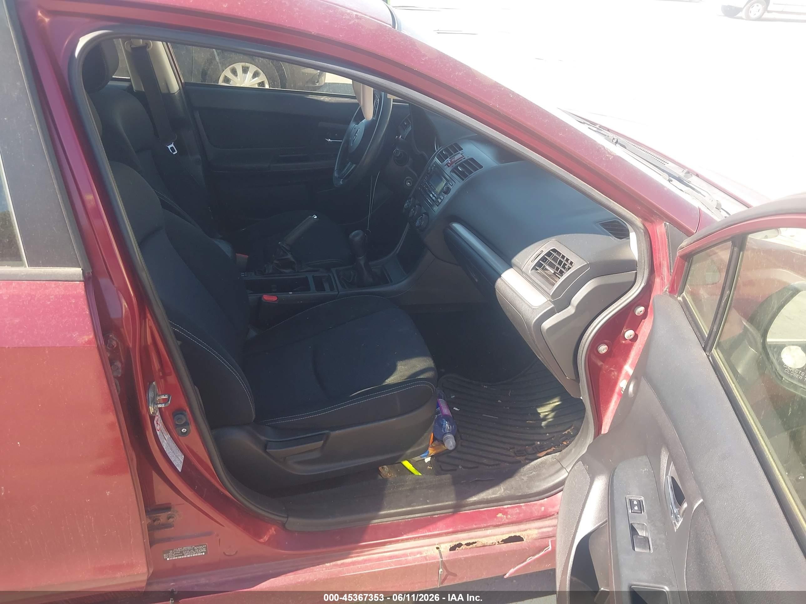 2012 Subaru Impreza VIN JF1GPAL60CG239257 IAAI salvage auction — Normal Wear, Clear (Utah), sold $300 on 2026-07-09 (photo 5)