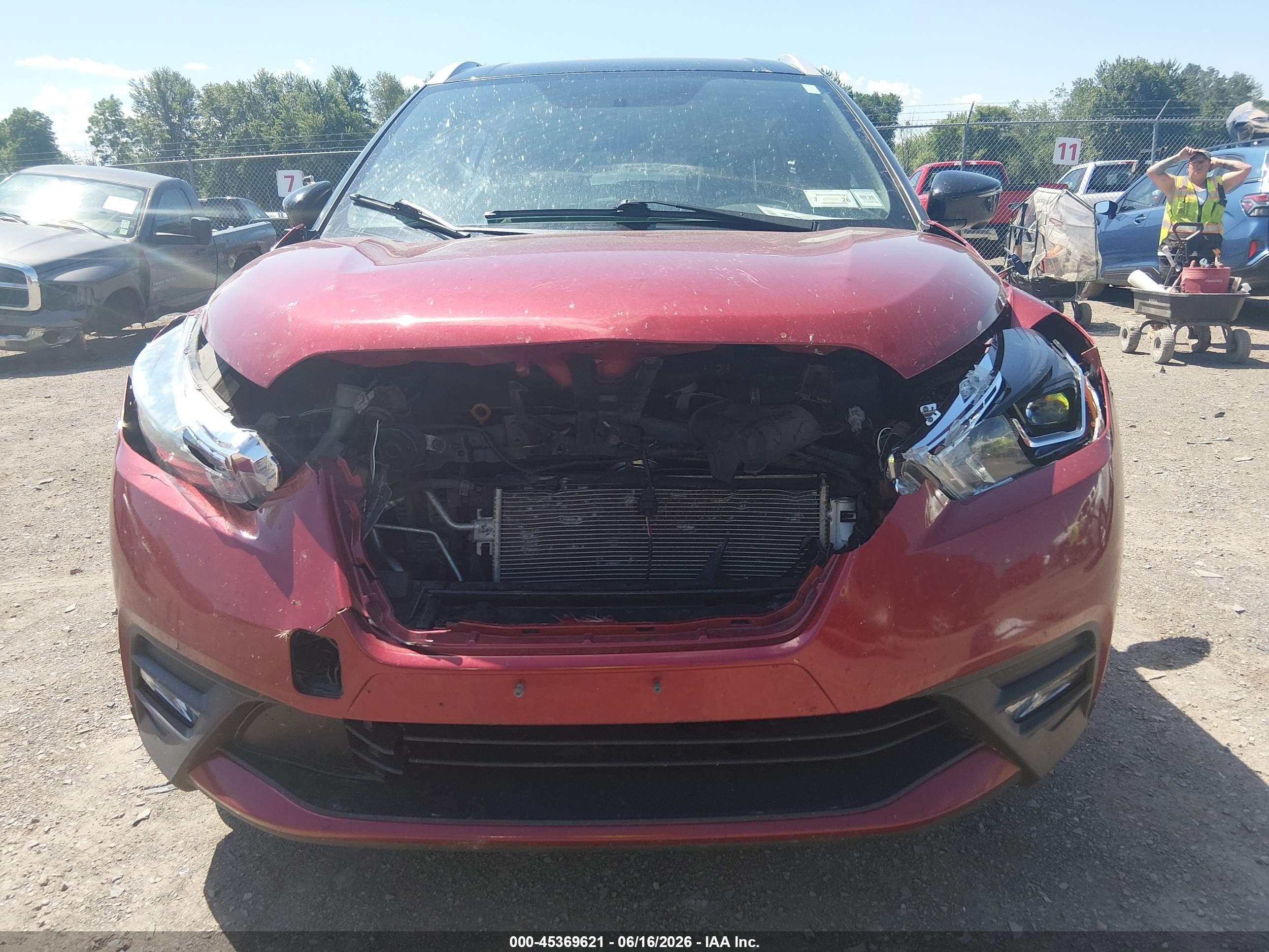 2018 Nissan Kicks VIN 3N1CP5CU1JL543577 IAAI salvage auction — Front End, Mv-907A (New York), sold $1,500 on 2026-07-12 (photo 6)