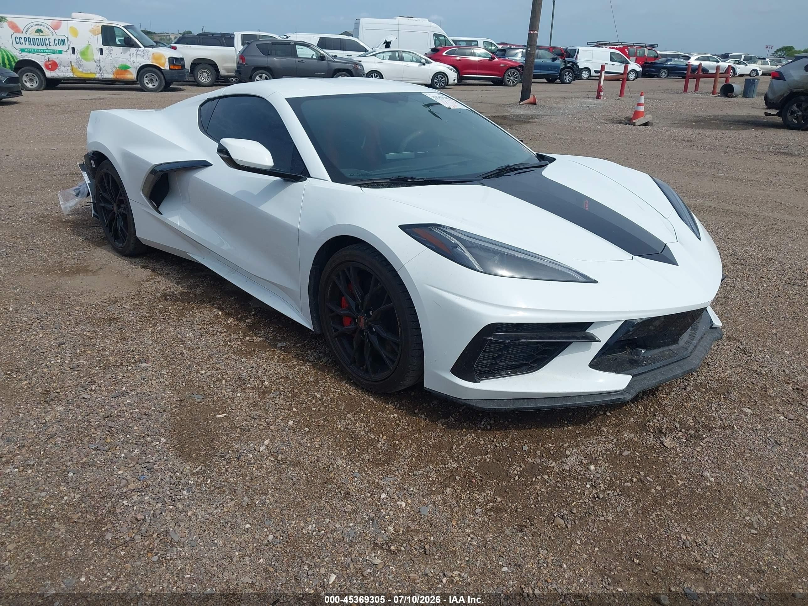 2023 Chevrolet Corvette Stingray VIN 1G1YC2D42P5117037 — IAAI salvage auction photo