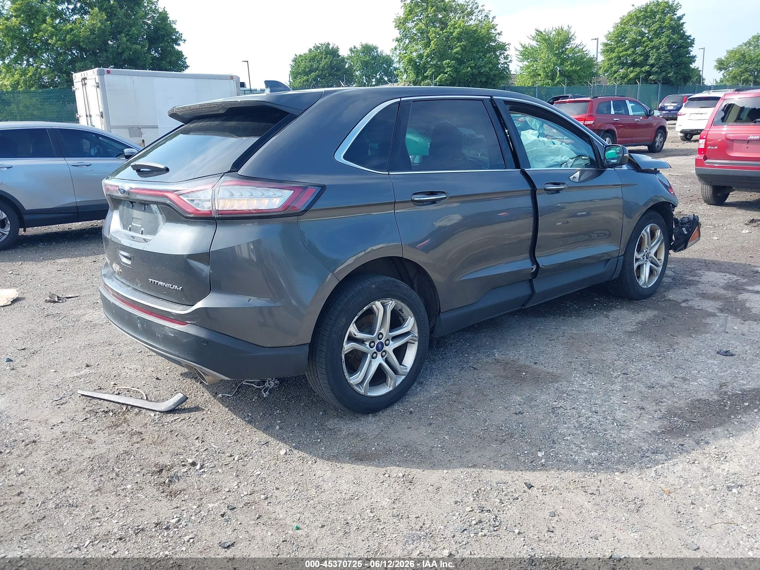 2018 Ford Edge VIN 2FMPK3K88JBB88131 IAAI salvage auction — Front End, Salvage (Pennsylvania), sold $650 on 2026-07-07 (photo 4)