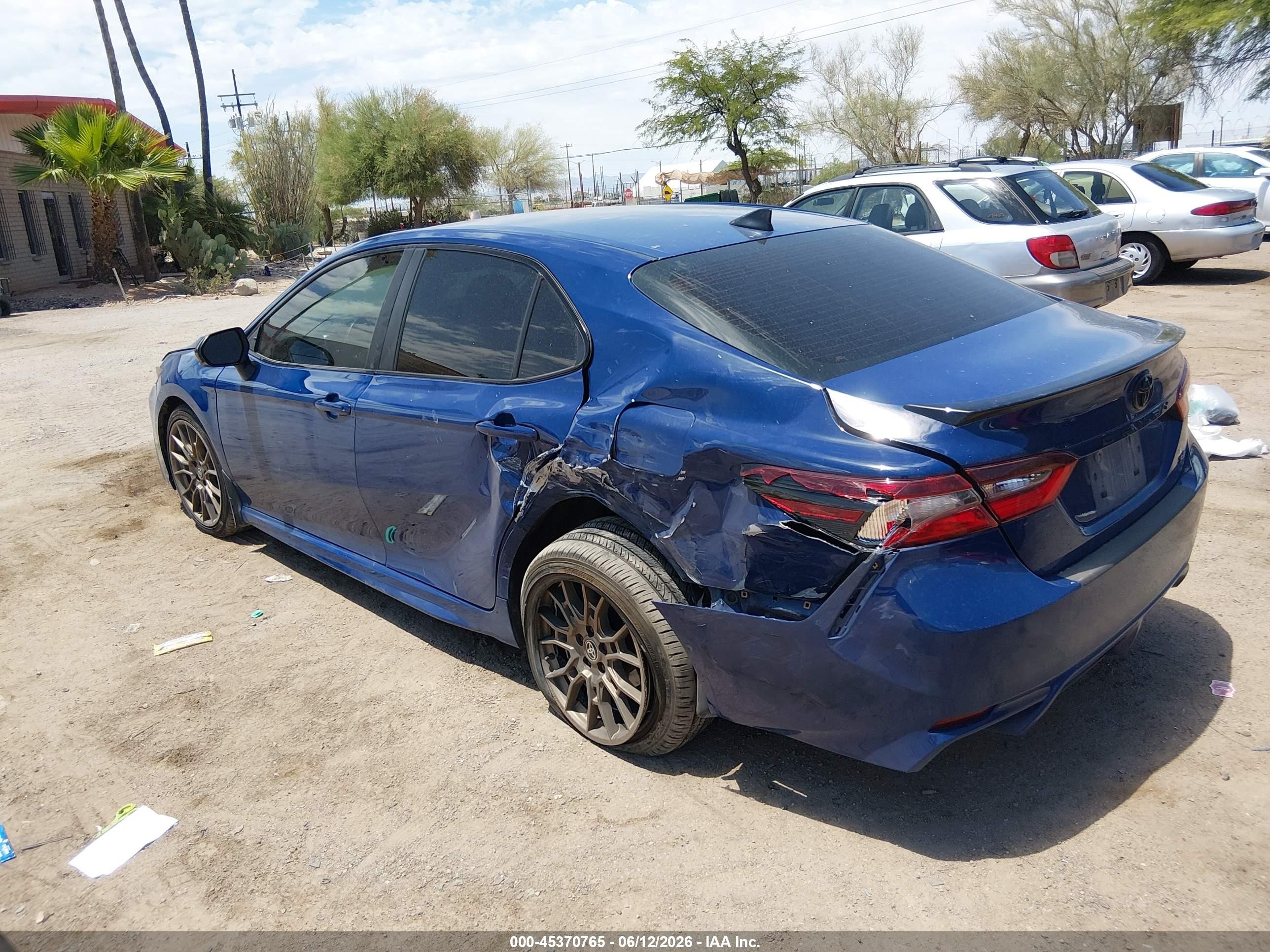 2024 Toyota Camry VIN 4T1G11AK0RU258800 IAAI salvage auction — Rear End, Salvage (Arizona), sold $7,550 on 2026-07-02 (photo 3)