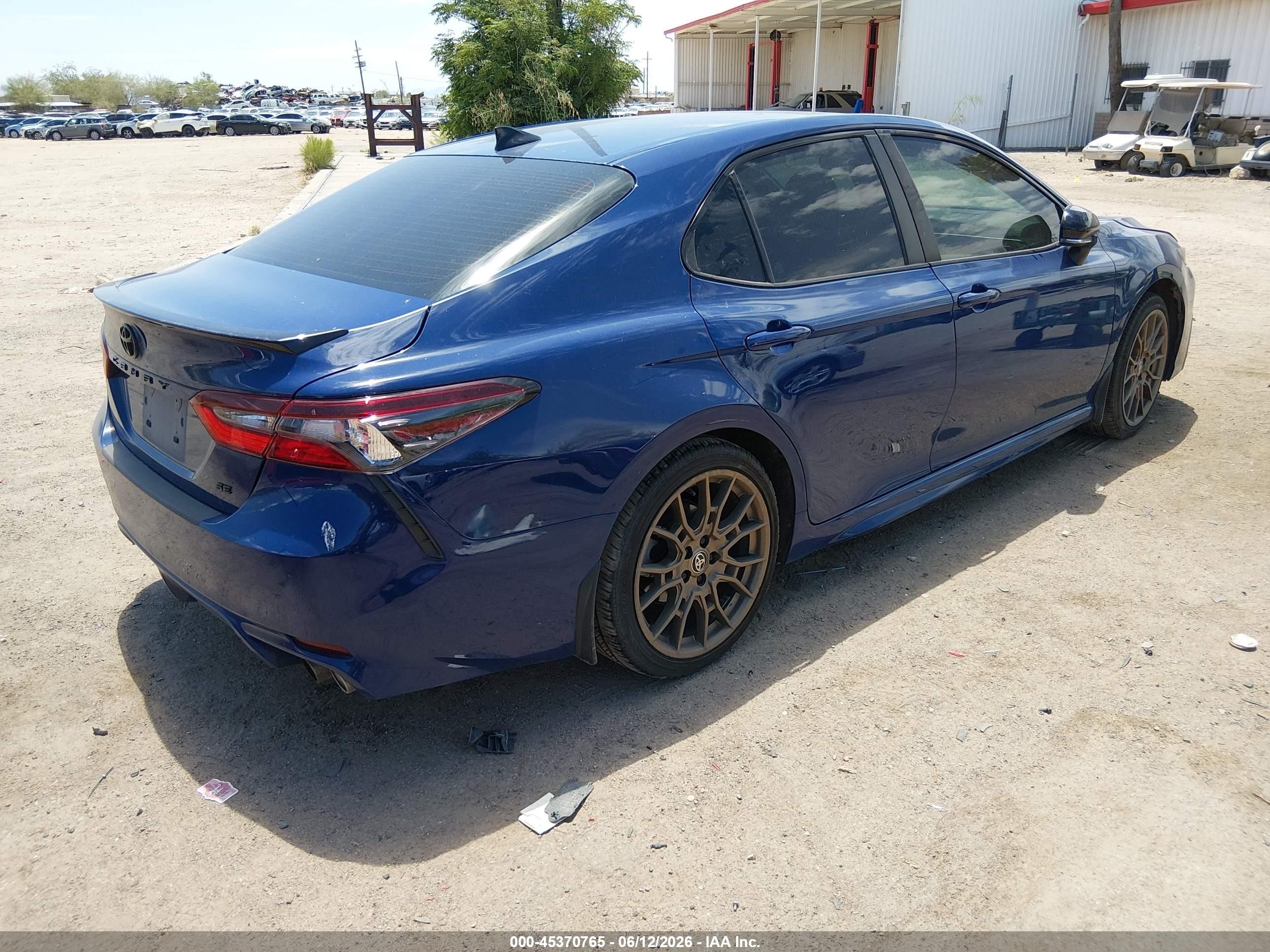 2024 Toyota Camry VIN 4T1G11AK0RU258800 IAAI salvage auction — Rear End, Salvage (Arizona), sold $7,550 on 2026-07-02 (photo 4)